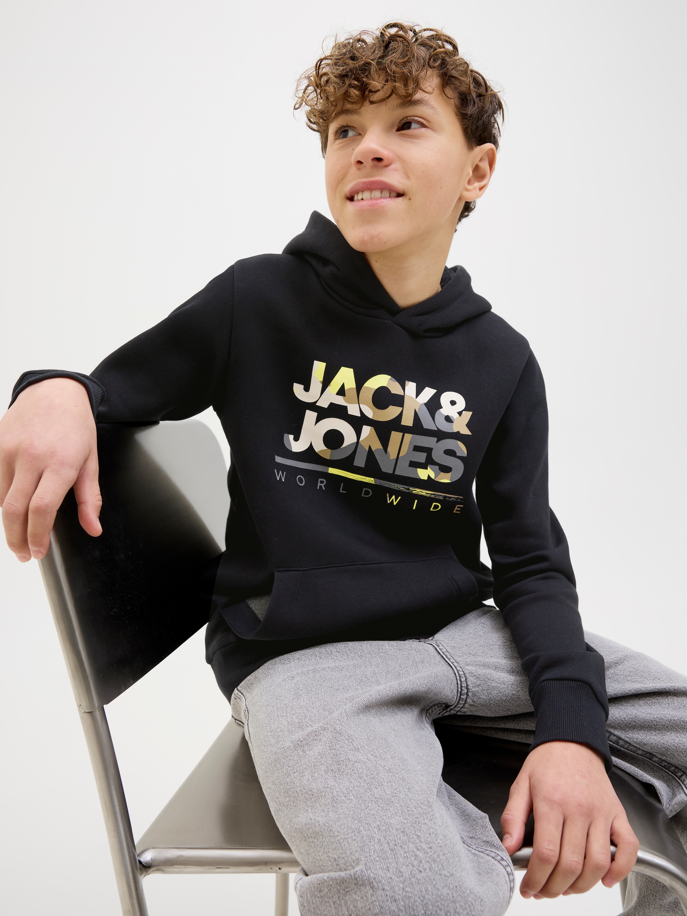 Jack & Jones Junior Hoodie »JJLUKE SWEAT HOOD JNR«