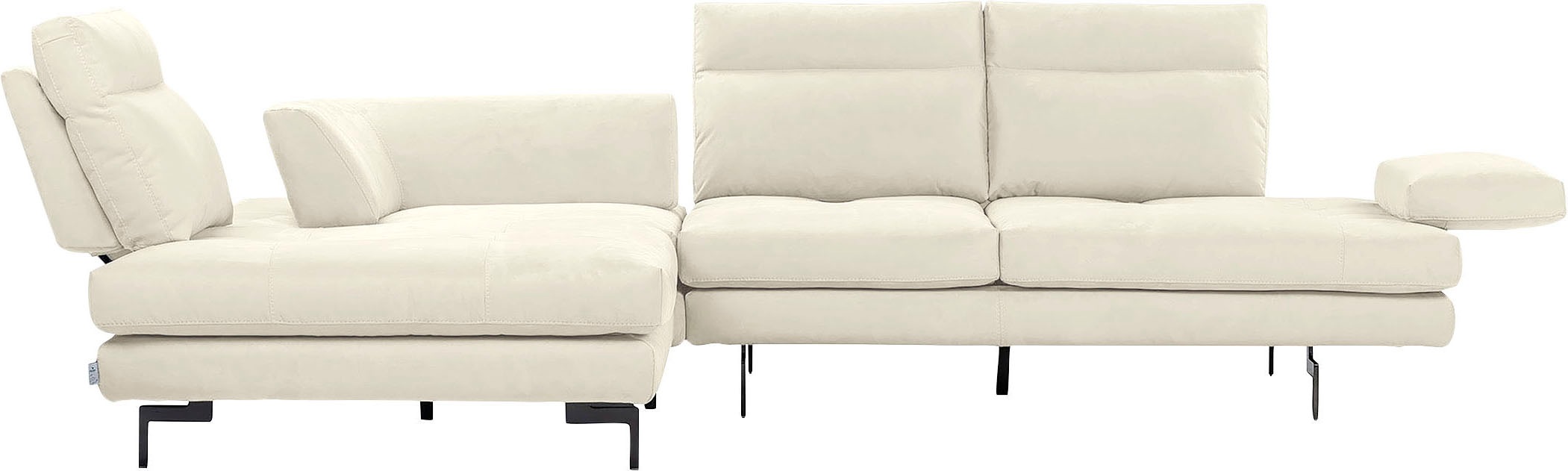 CALIA ITALIA Ecksofa »Toby Wing, Komfortsofa mit Sitzkomfort der Extraklass günstig online kaufen