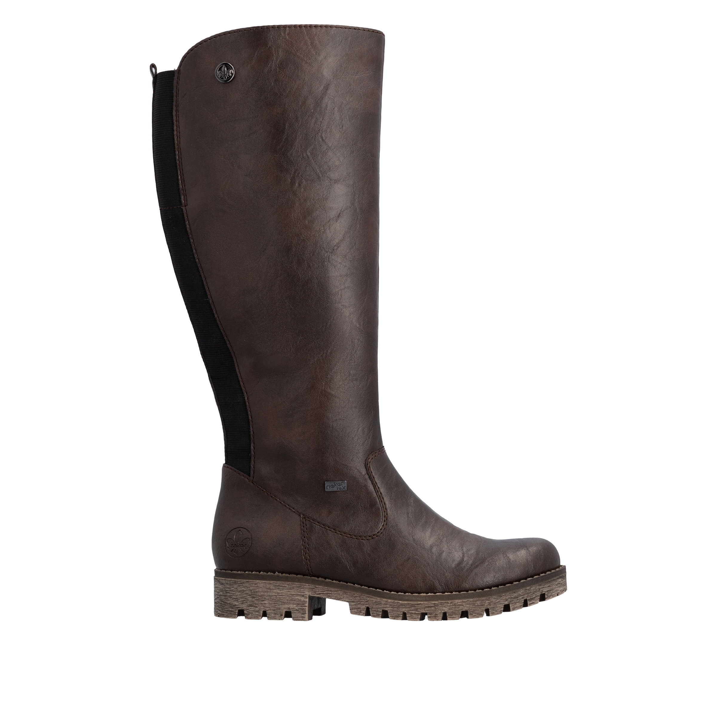 Rieker Winterstiefel  , Langschaftstiefel, Winterstiefel im klassischen Look, TEX-Membran