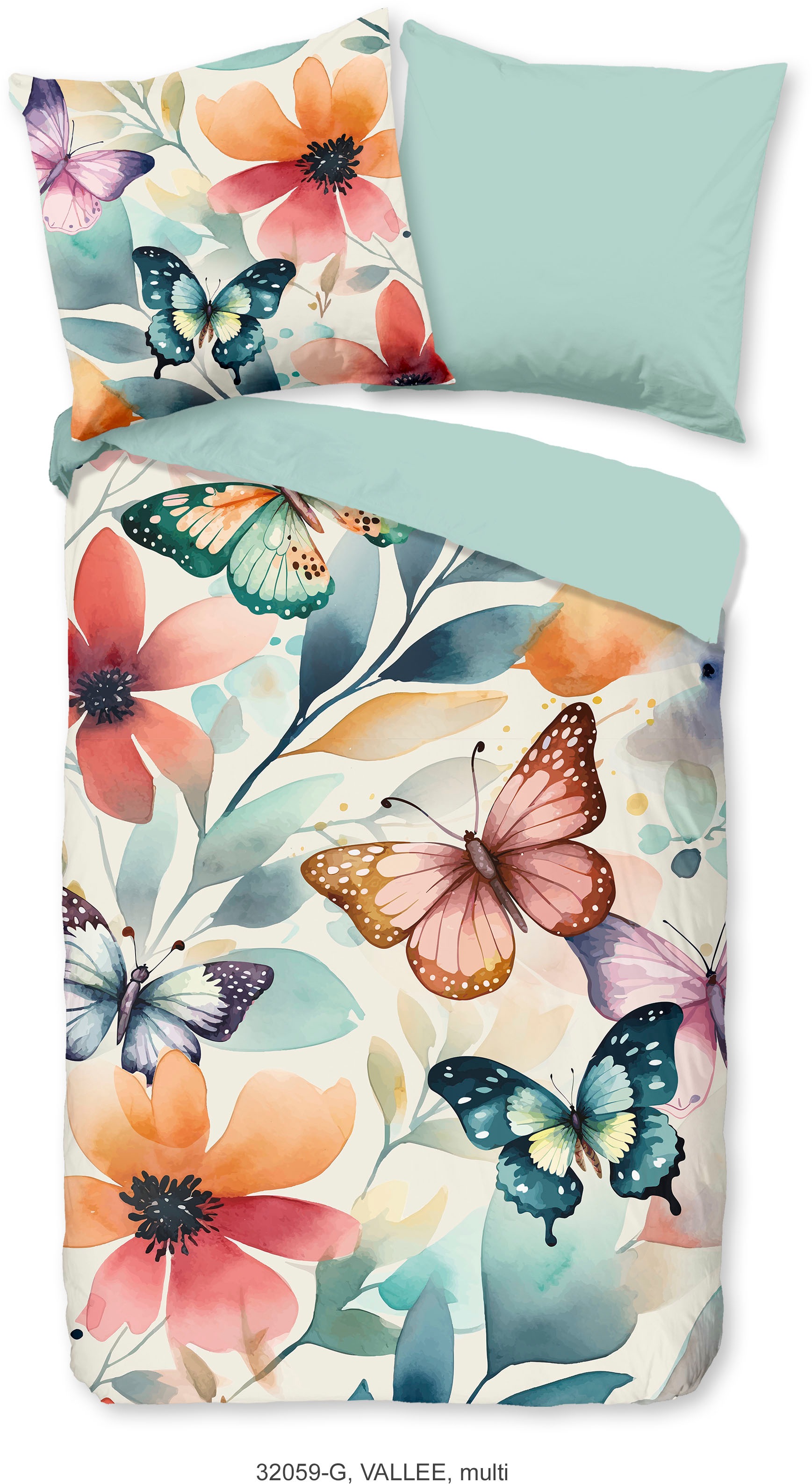 good morning Wendebettwäsche »Vallee« 2 Stk. tlg. 100% Baumwolle, 135x200, günstig online kaufen