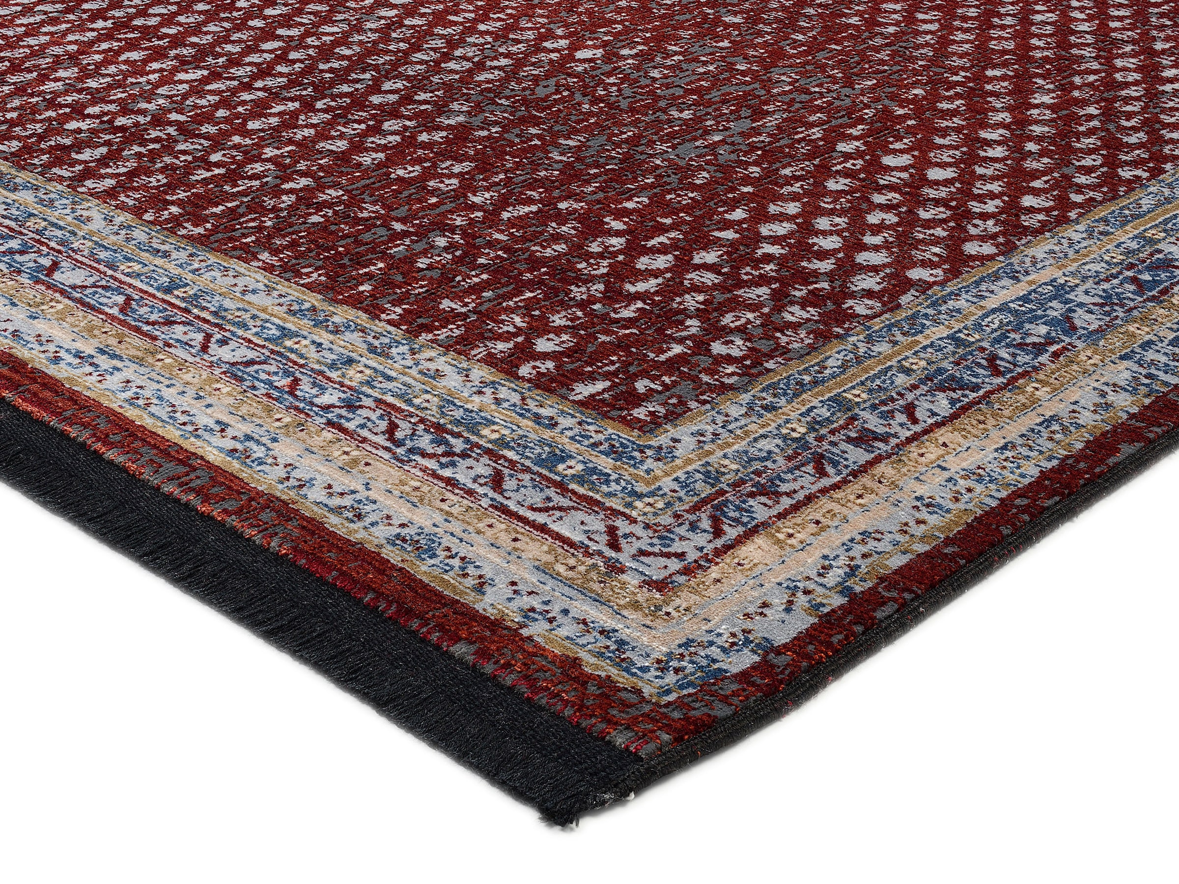 WK WOHNEN Teppich »POINTS«, rechteckig, 7 mm Höhe, hochwertiger Materialmix mit seidigem Glanz