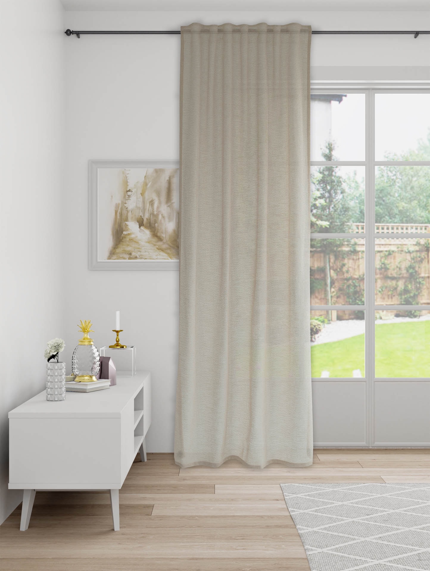 HOMING Vorhang »Sema« verdeckte Schlaufen 1 Stk. tlg. Fertigschal günstig online kaufen