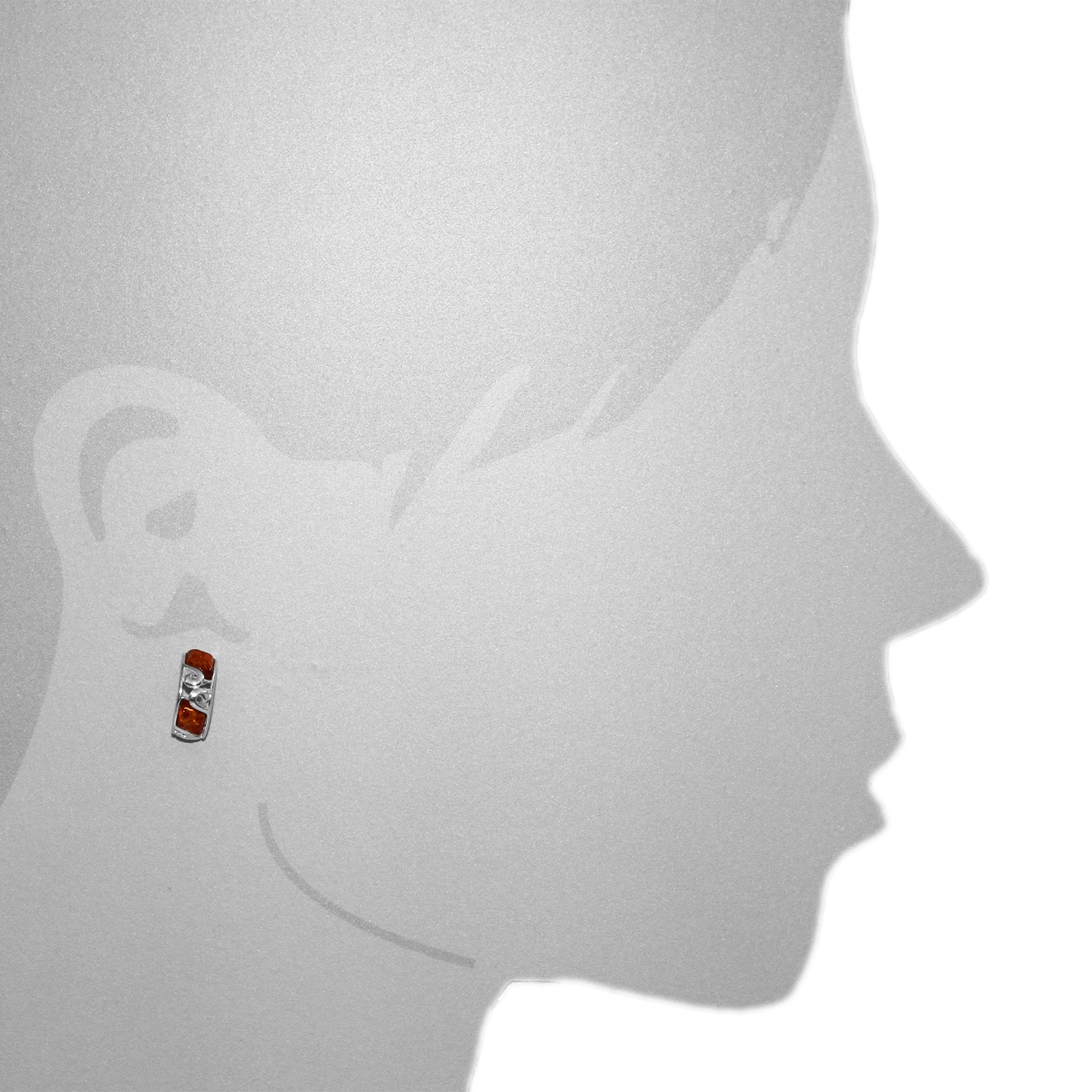 OSTSEE-SCHMUCK Paar Ohrstecker »Ostsee-Schmuck Halbcreole Lonnie Halbcreole Lonnie«, (2 tlg.)