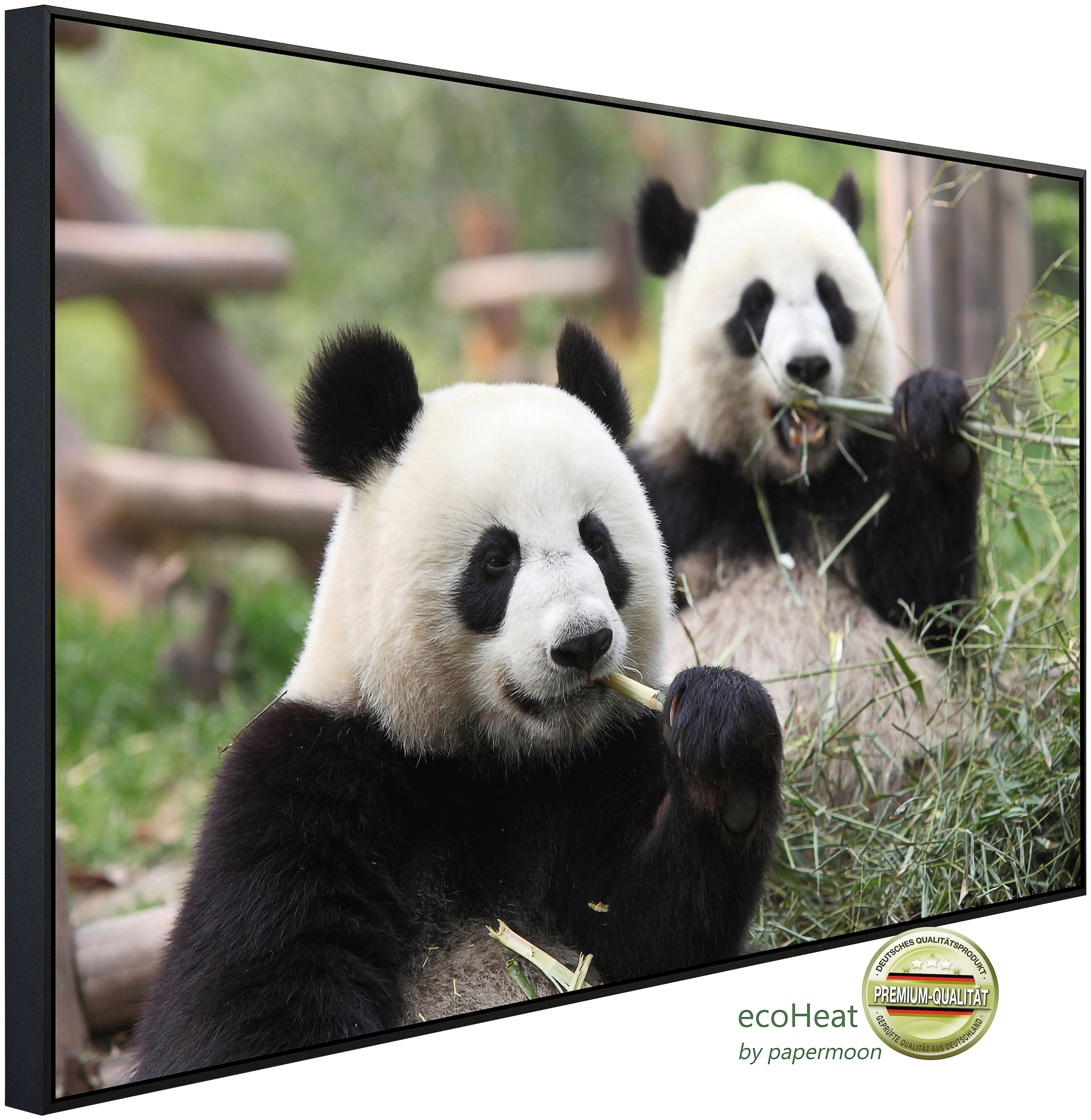 Papermoon Infrarotheizung »Riesige Pandas«, sehr angenehme Strahlungswärme günstig online kaufen