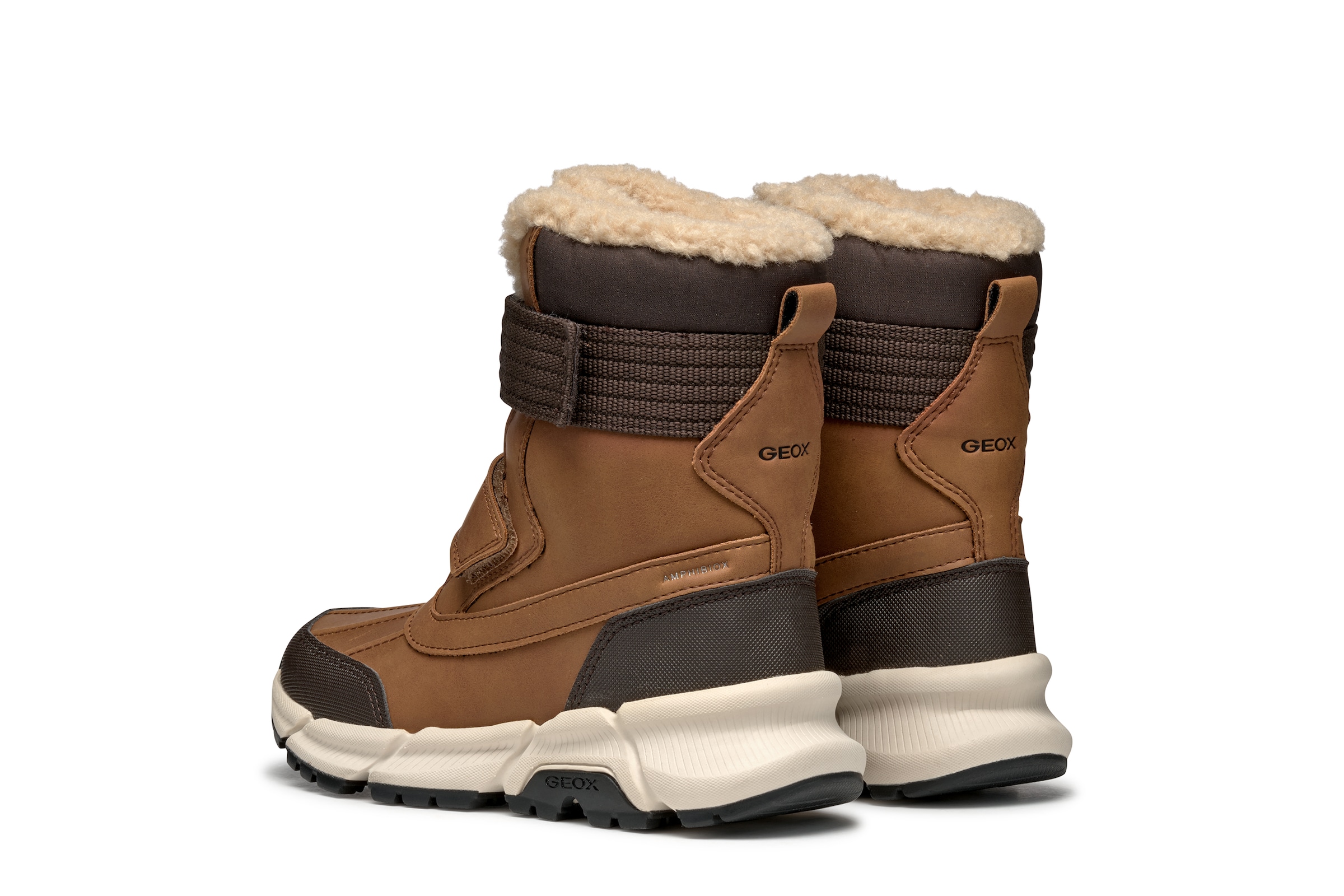 Geox Winterstiefel »J FLEXYPER PLUS BOY«  Snowboots, Klettstiefel mit Warmfutter, Größenschablone zum Download