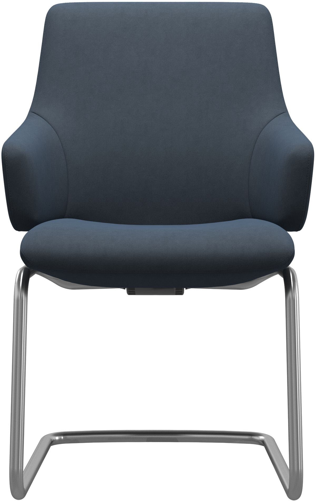 Stressless® Polsterstuhl »Laurel«, Microfaser DINAMICA, Low Back mit Armlehne, Größe L, mit Beinen aus Stahl in Chrom matt