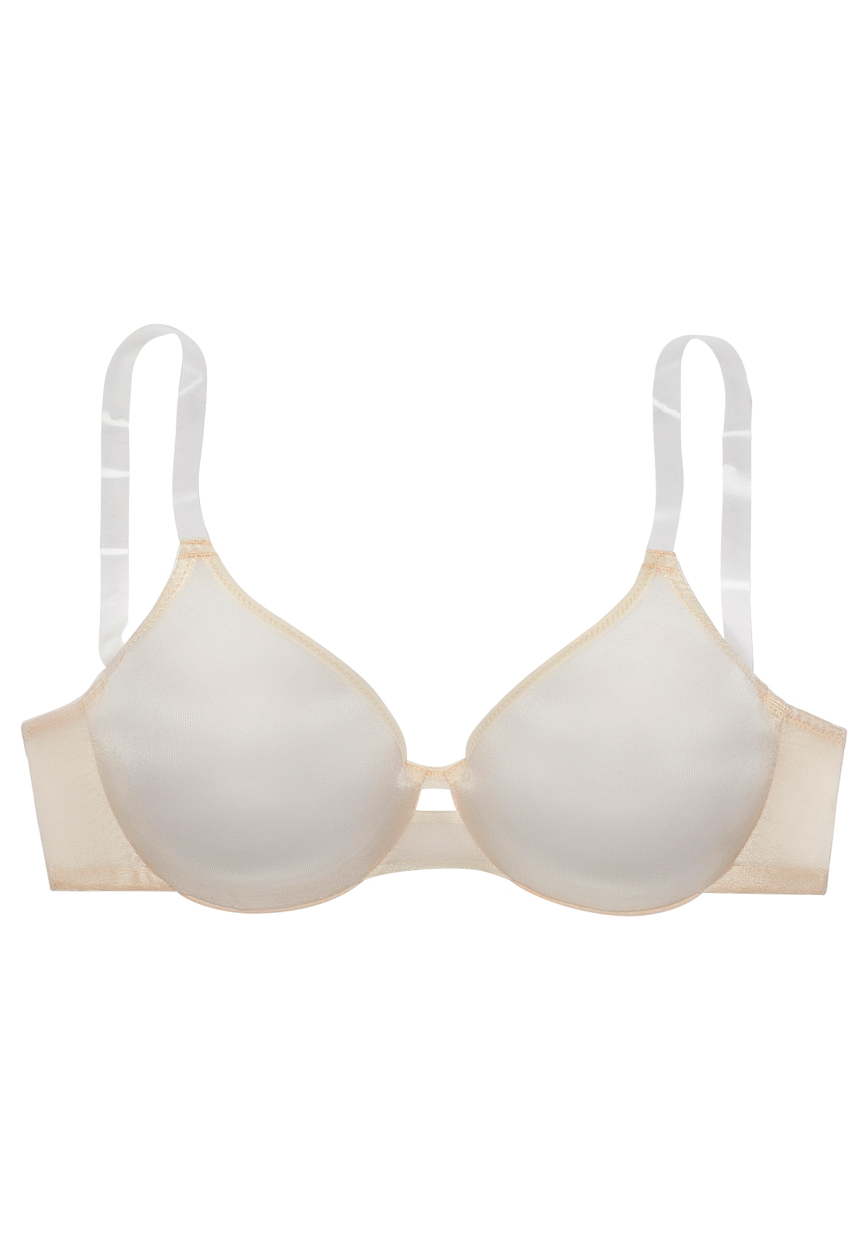 LASCANA T-Shirt-BH, in transparenter Optik, Basic Dessous