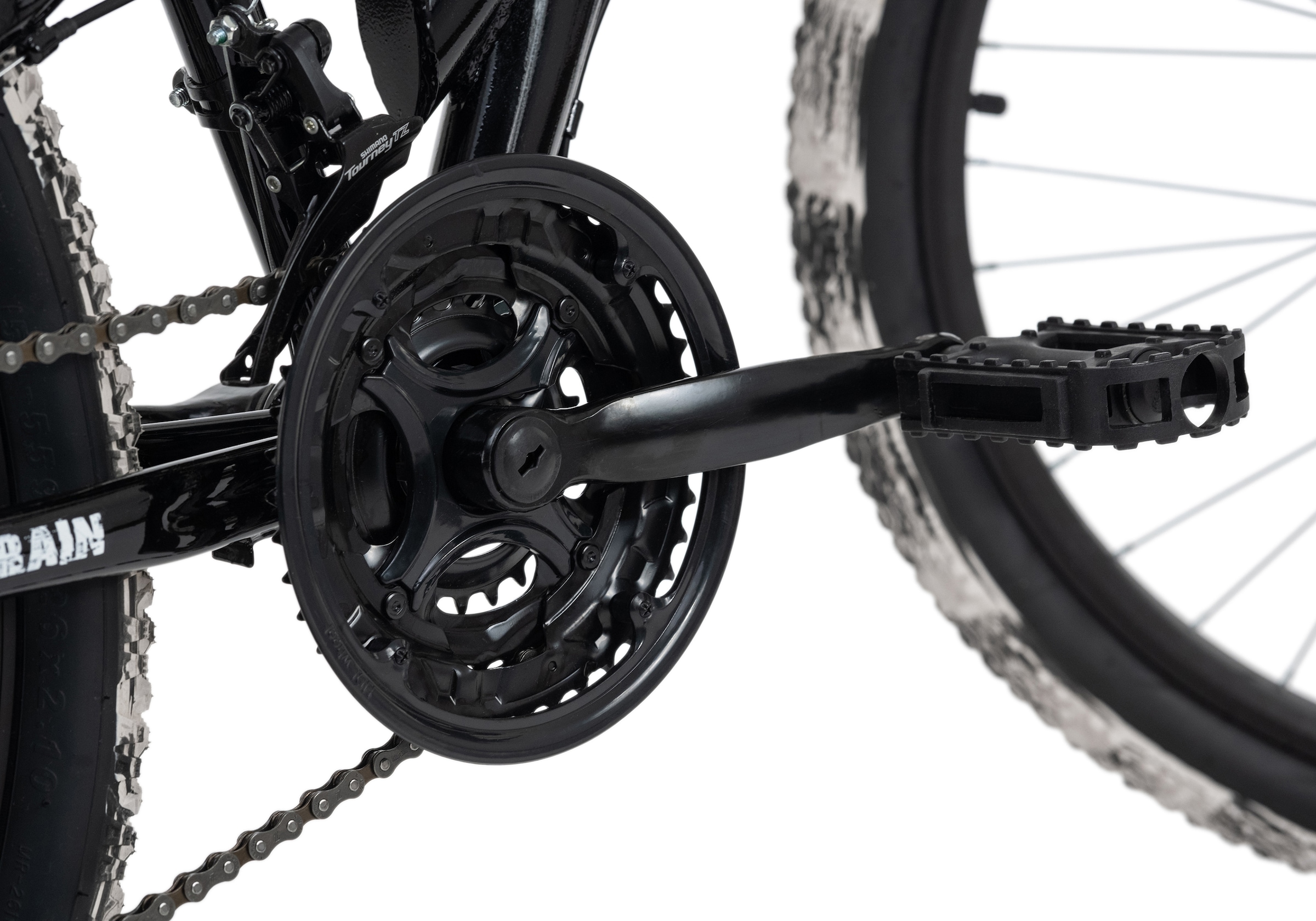 KS Cycling Mountainbike »Crusher«, 21 Gang, Shimano, Tourney Schaltwerk, Kettenschaltung, für Damen und Herren, Kettenschaltung