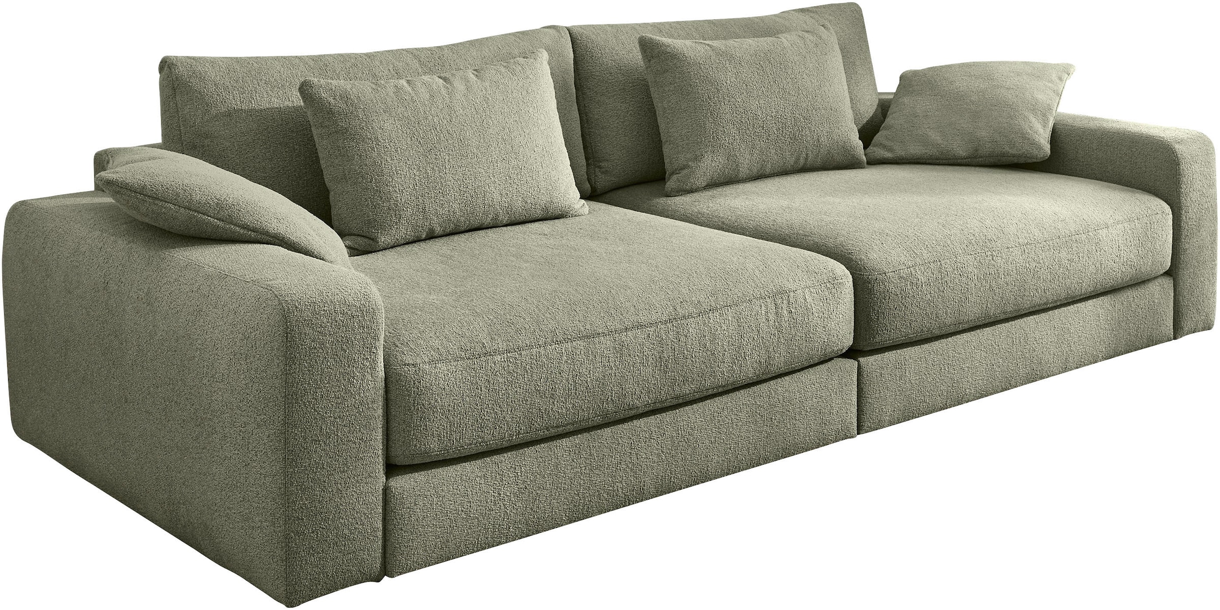Jockenhöfer Gruppe Big-Sofa »Milano XXL, B: 290 cm« mit Zierkissen, Relaxfläche 120x240 cm, Federkern