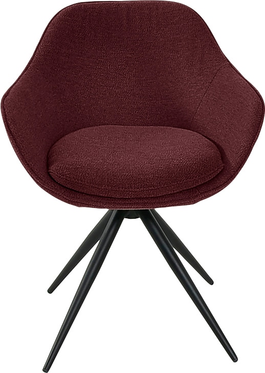 K+W Komfort & Wohnen Drehstuhl »ZOOM«, Flachgewebe Q2 2250, 4-Fuß Drehstuhl günstig online kaufen