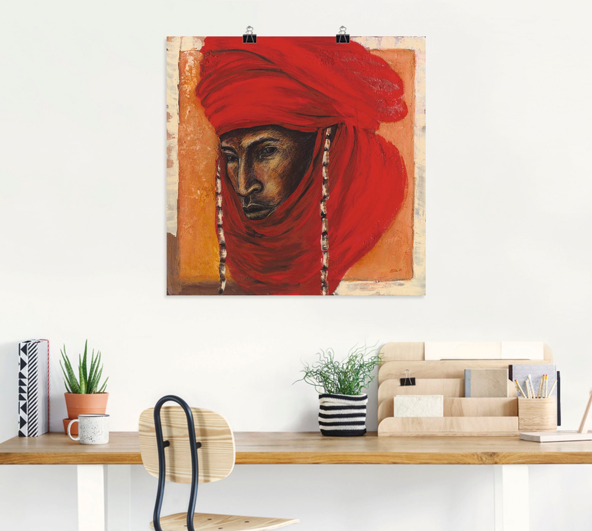 Artland Wandbild »Beduine«, Mann, (1 St.), als Leinwandbild, Poster in verschied. Größen