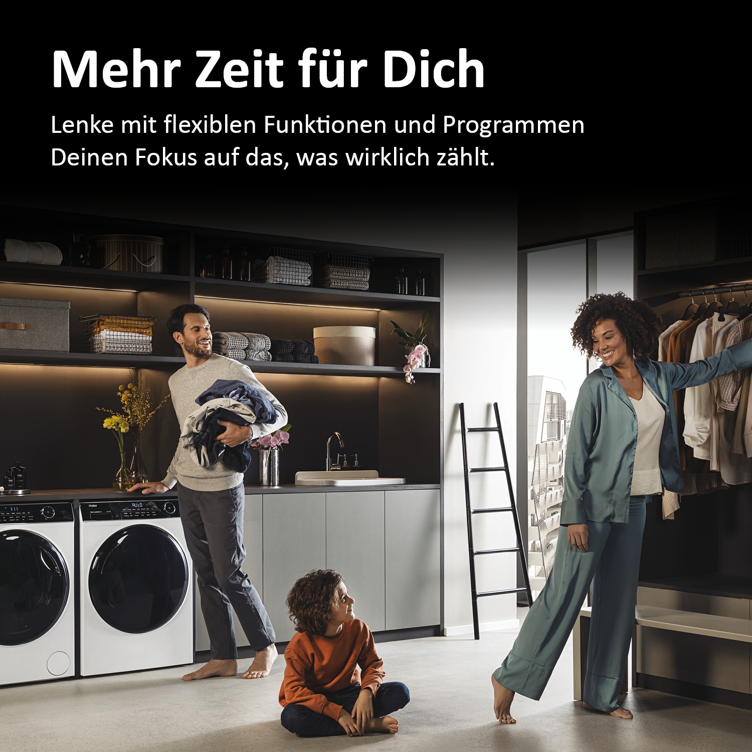 Haier Waschmaschine I-PRO SERIE 7 PLUS »HW90-BD14979EU1«, 9 kg, 1400 U/min, Refresh: Für ressourcenschonende Wäschepflege