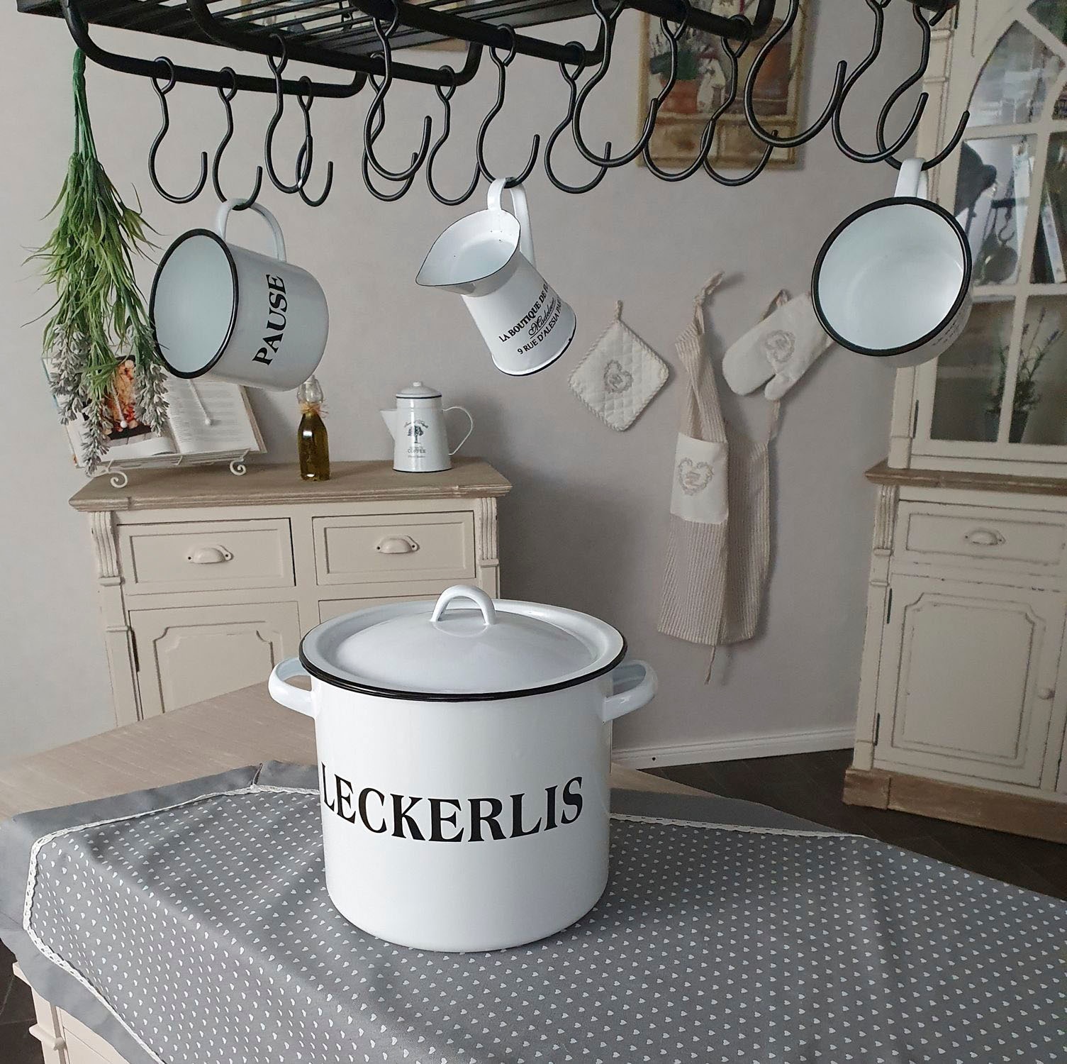 Ambiente Haus Dose »Vorratsbehälter Leckerli aus Emaille«