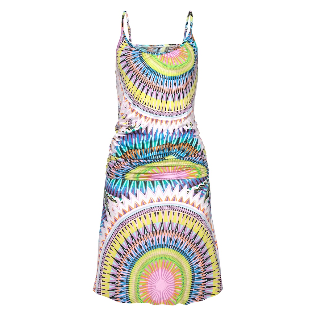 Beachtime Strandkleid, mit grafischem Print, Strandmode, Strandbekleidung