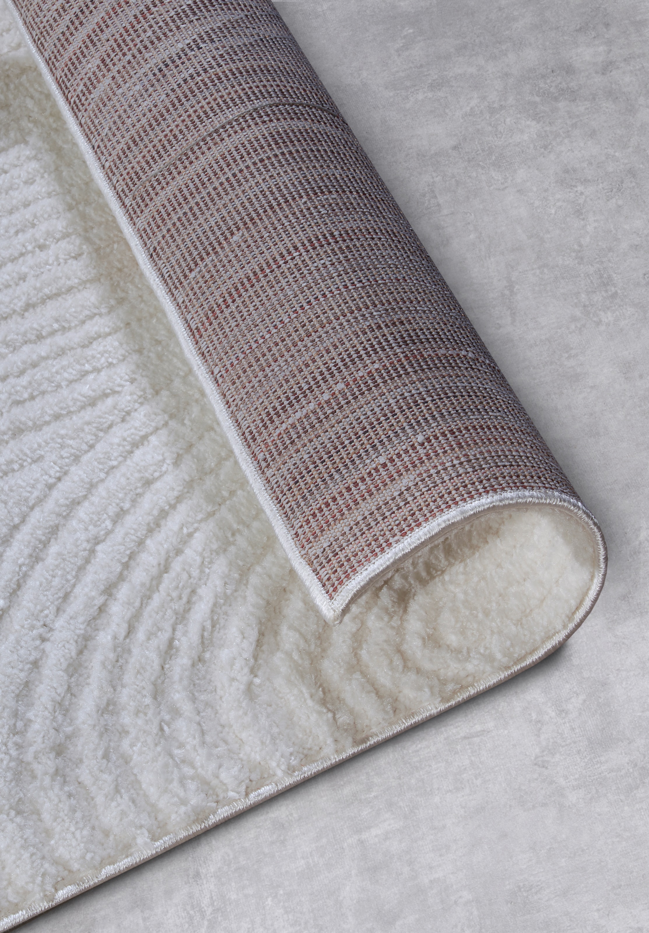 ELLE DECORATION Designteppich »Chappe«, rechteckig, 18 mm Höhe, Shaggy, Läufer, flauschig, weich, Langflor, modern, Hoch Tief Effekt