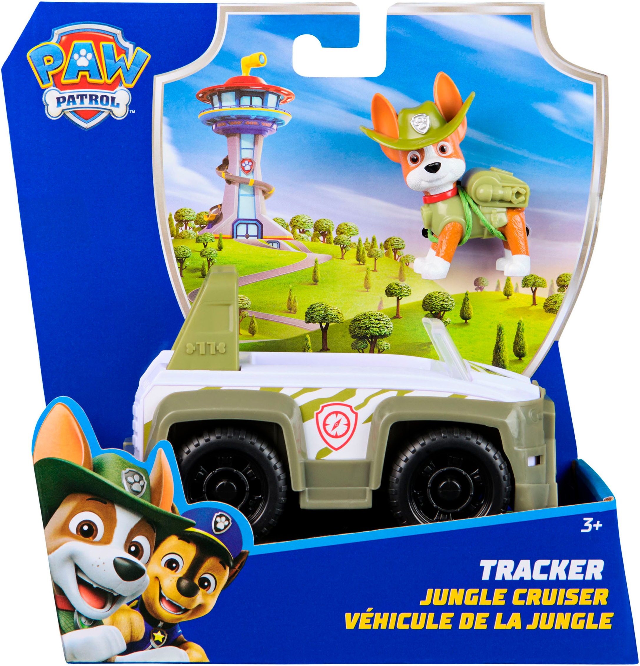 Spin Master Spielzeug-Auto »PAW Patrol, Sust. Basic Vehicle Tracker« zum Teil aus recycelten Material