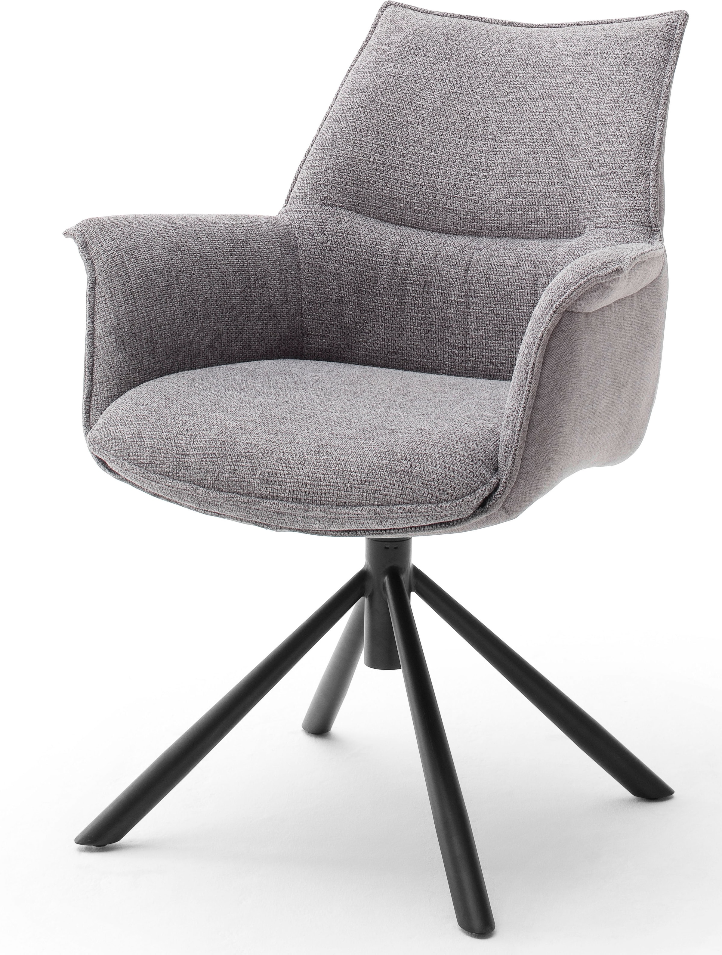 MCA furniture Esszimmerstuhl »KONYA«, Chenille, 2er-Set, 360° drehbar, Bela günstig online kaufen