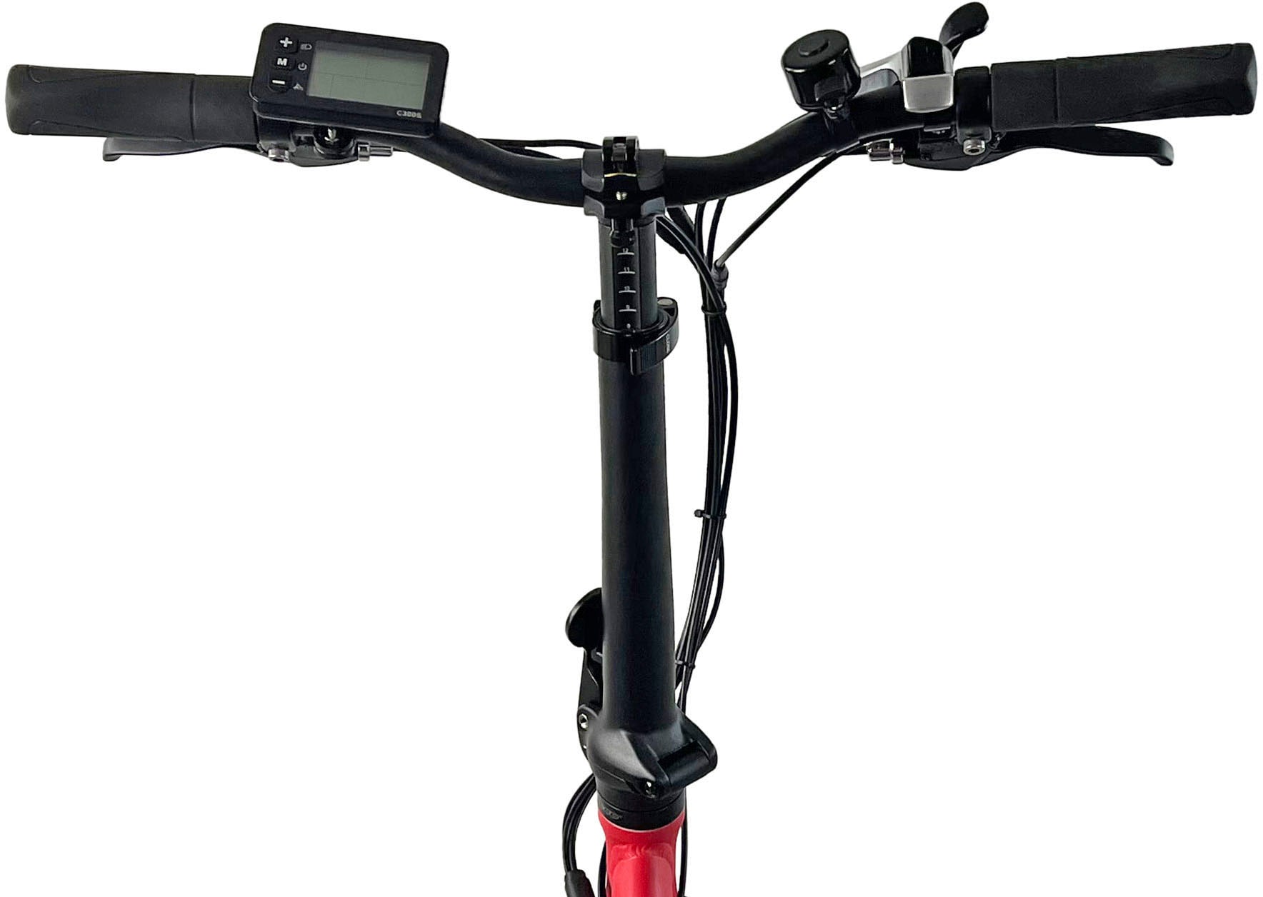 LLobe »Elektro Faltrad 20" Terrain rot« 7 Gang Shimano Tourney Schaltwerk Kettenschaltung Heckmotor 250 W
