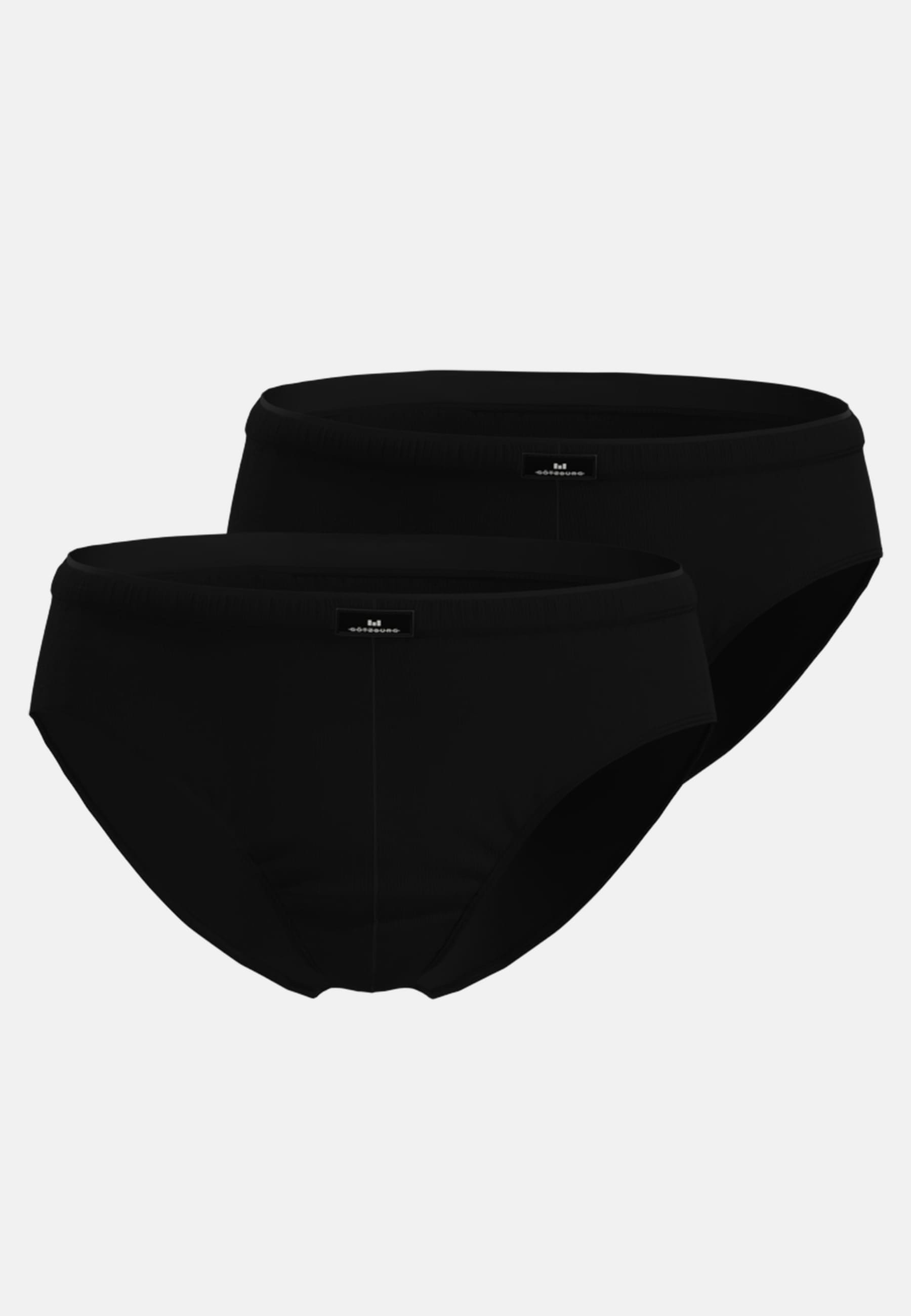 GÖTZBURG Slip »X-Lastic« kurz, eng, basic, mit Logo, elastischer Bund, Baumwollmix