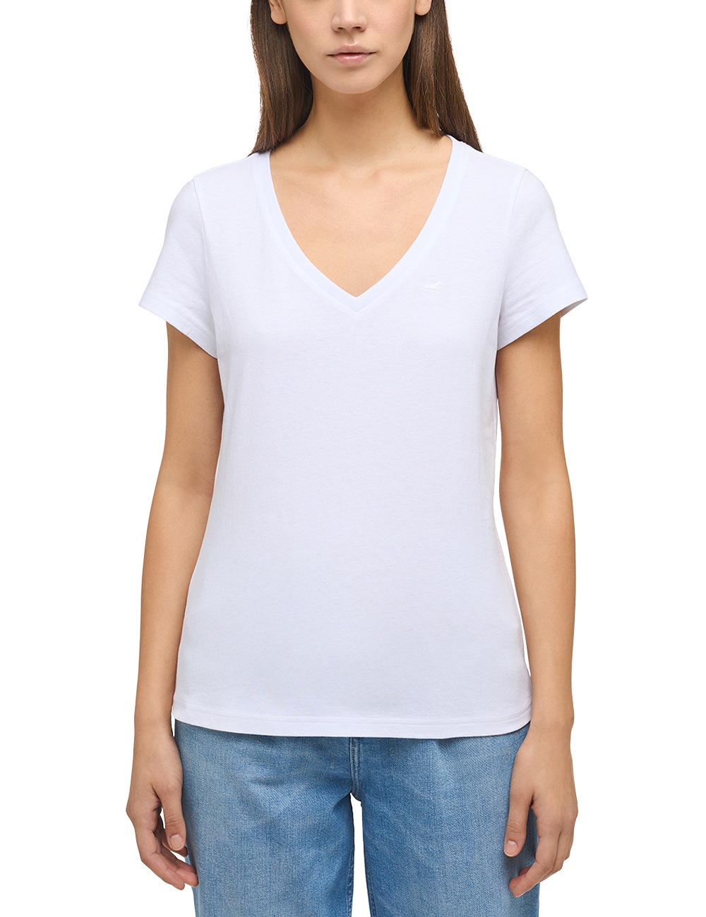 bestellen »Style V V-Shirt Basic« MUSTANG Alexia