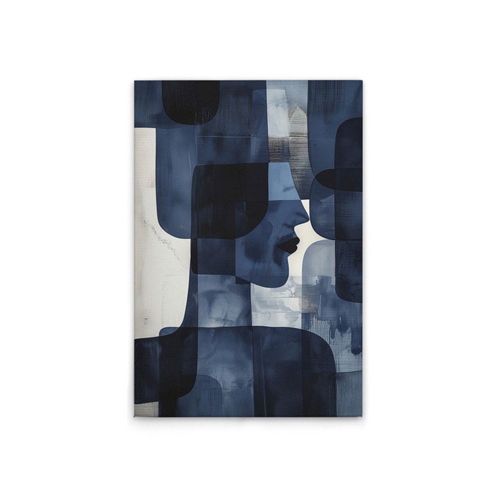 A.S. Création Leinwandbild »Abstract Man - Wandbild Blau Weiß Keilrahmen Ku günstig online kaufen