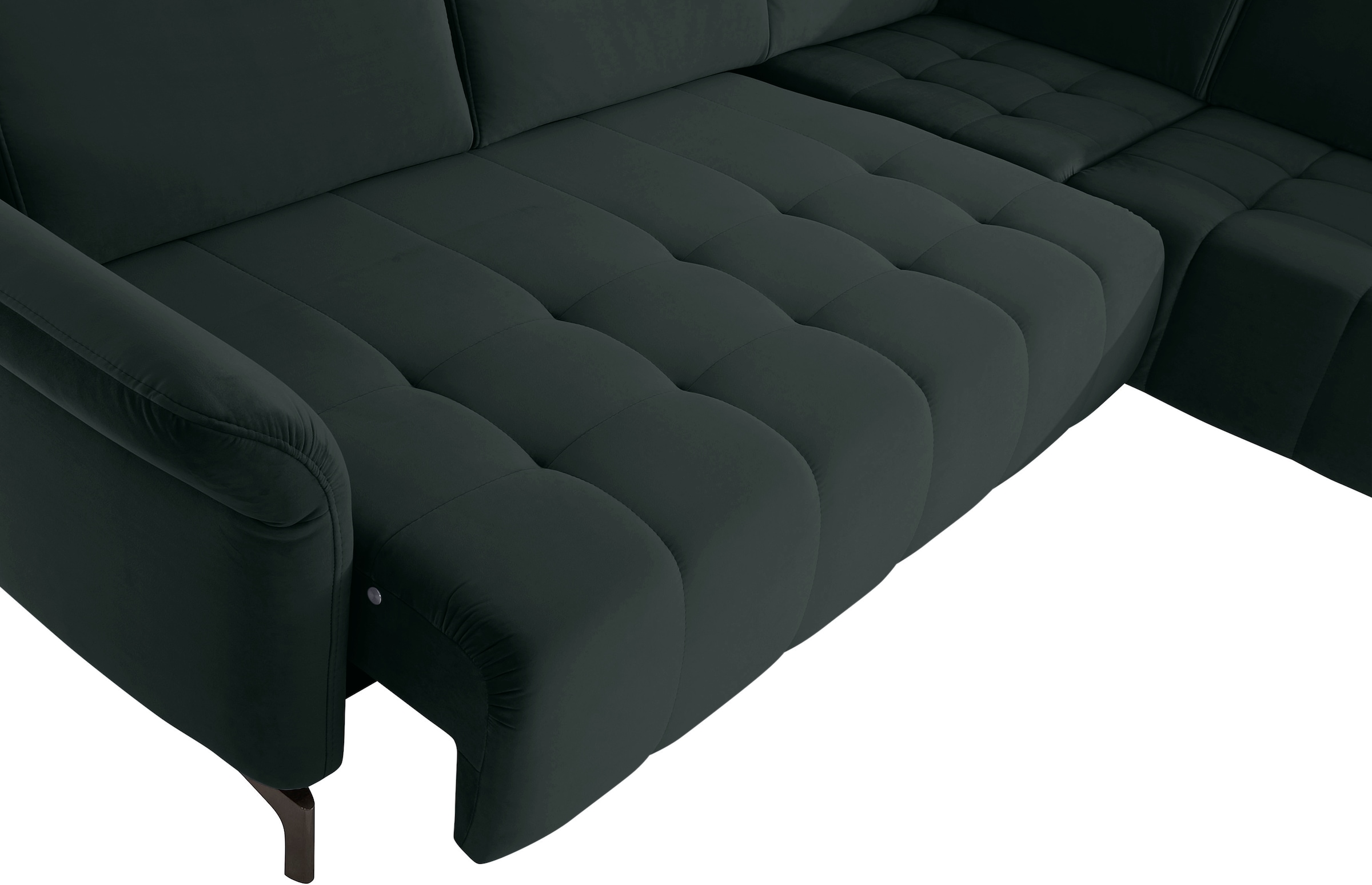 INOSIGN Ecksofa »Fresh L-Form«, Federkern, wahlweise Kopfteilverstellung und motorischer Vorziehsitz