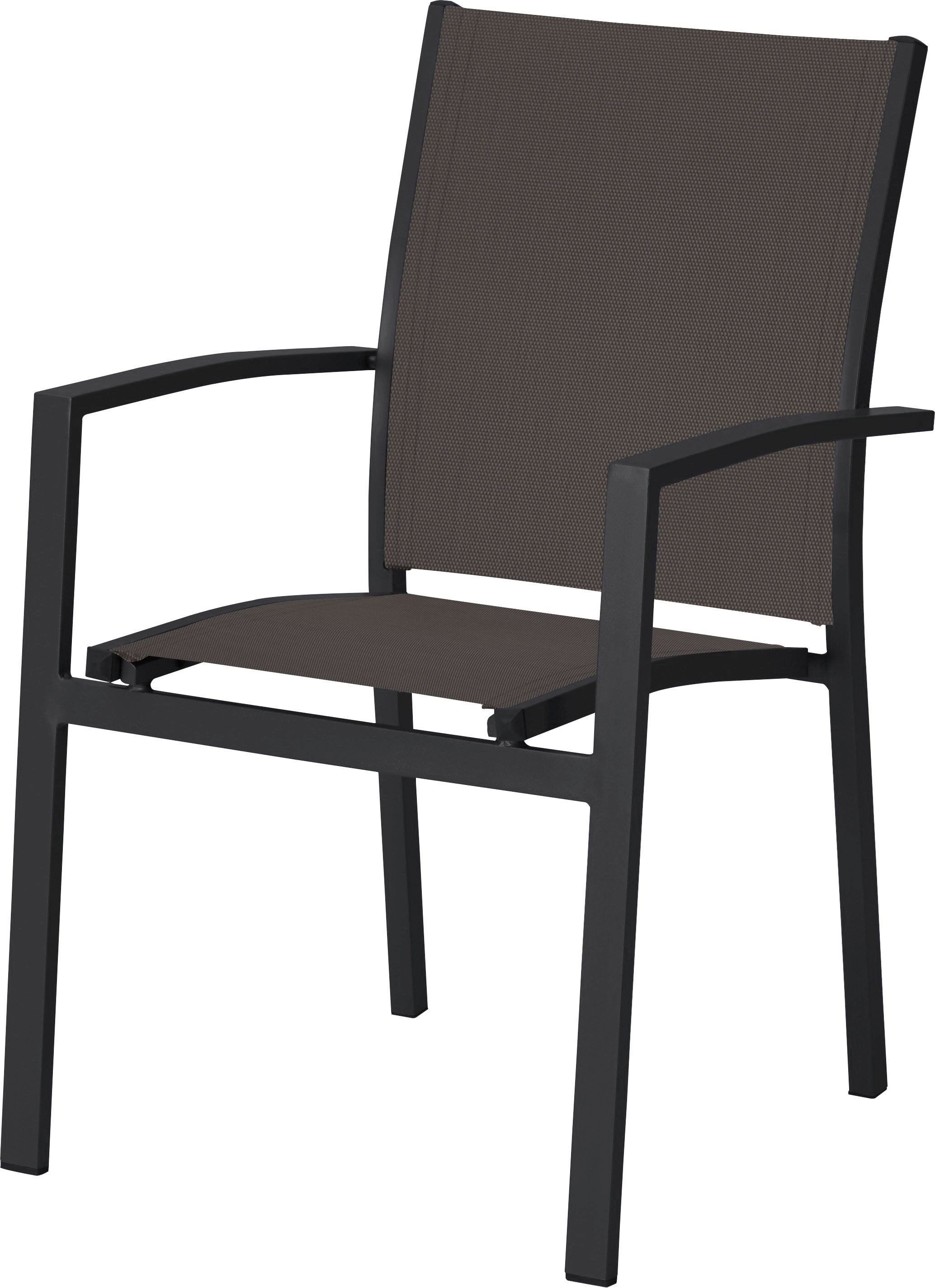 Garden Pleasure Garten-Essgruppe »NEREA« 1x Tisch, 6x Stapelstuhl, 7 Stk. t günstig online kaufen