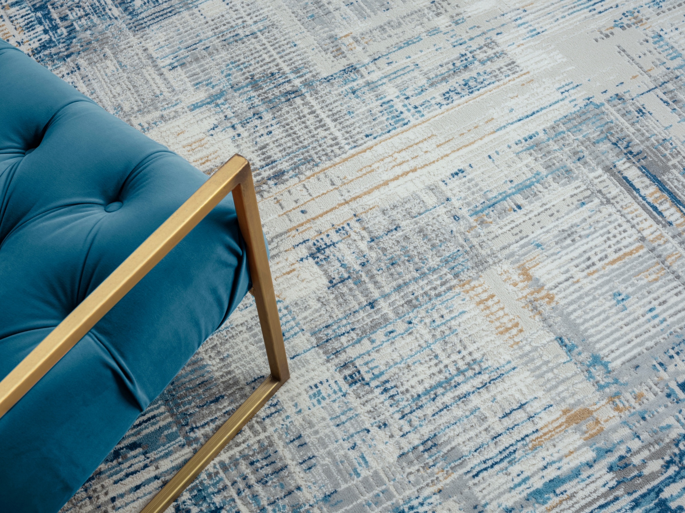 OTTO home Teppich »Niamh, LAGERRÄUMUNG!« rechteckig 8 mm Höhe Kurzflor, modernes Design, pflegeleicht, Wohnzimmer