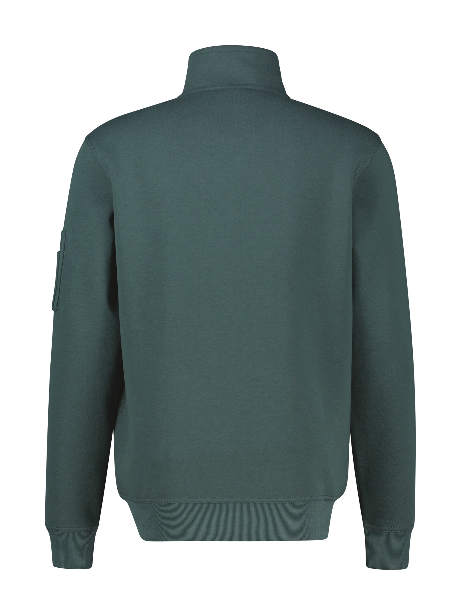 LERROS Sweatjacke mit Stehkragen und Reißverschluss