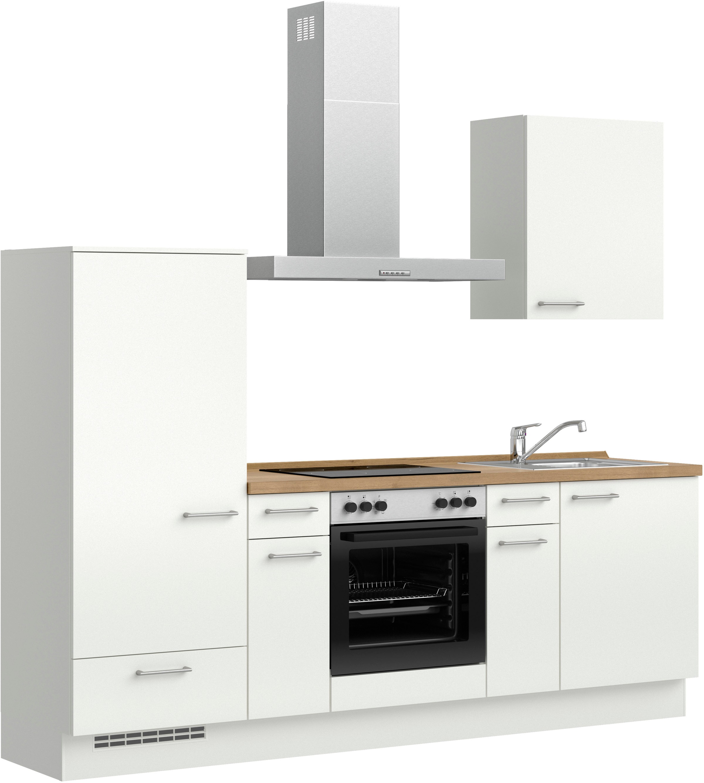 nobilia® Küchenzeile »"Laser I", Ausrichtung wählbar, Breite 240 cm« vormon günstig online kaufen