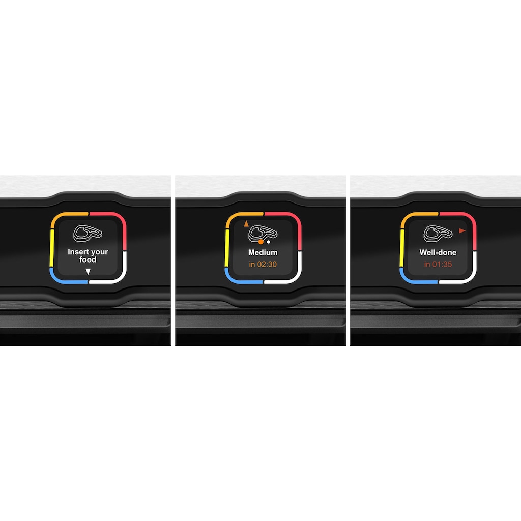 Tefal Kontaktgrill »GC760D Optigrill Elite XL«, 2200 W, 16 automatische Programme, Digital-Display, Countdown zum perfekten Grillergebnis, extra Grillboost für Grillstreifen