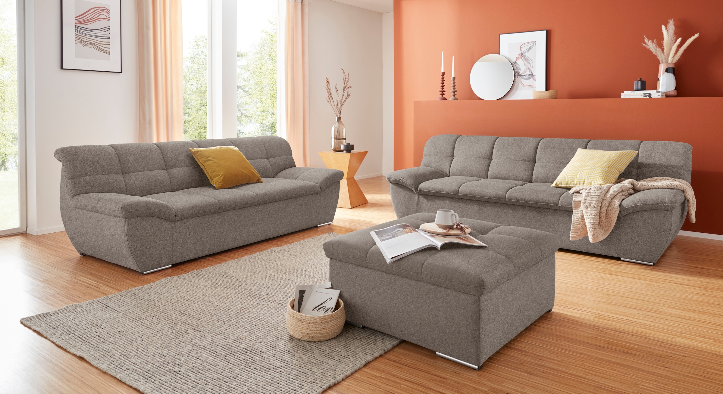 DOMO collection Sitzhocker »Lagoa«, in großer Farbauswahl
