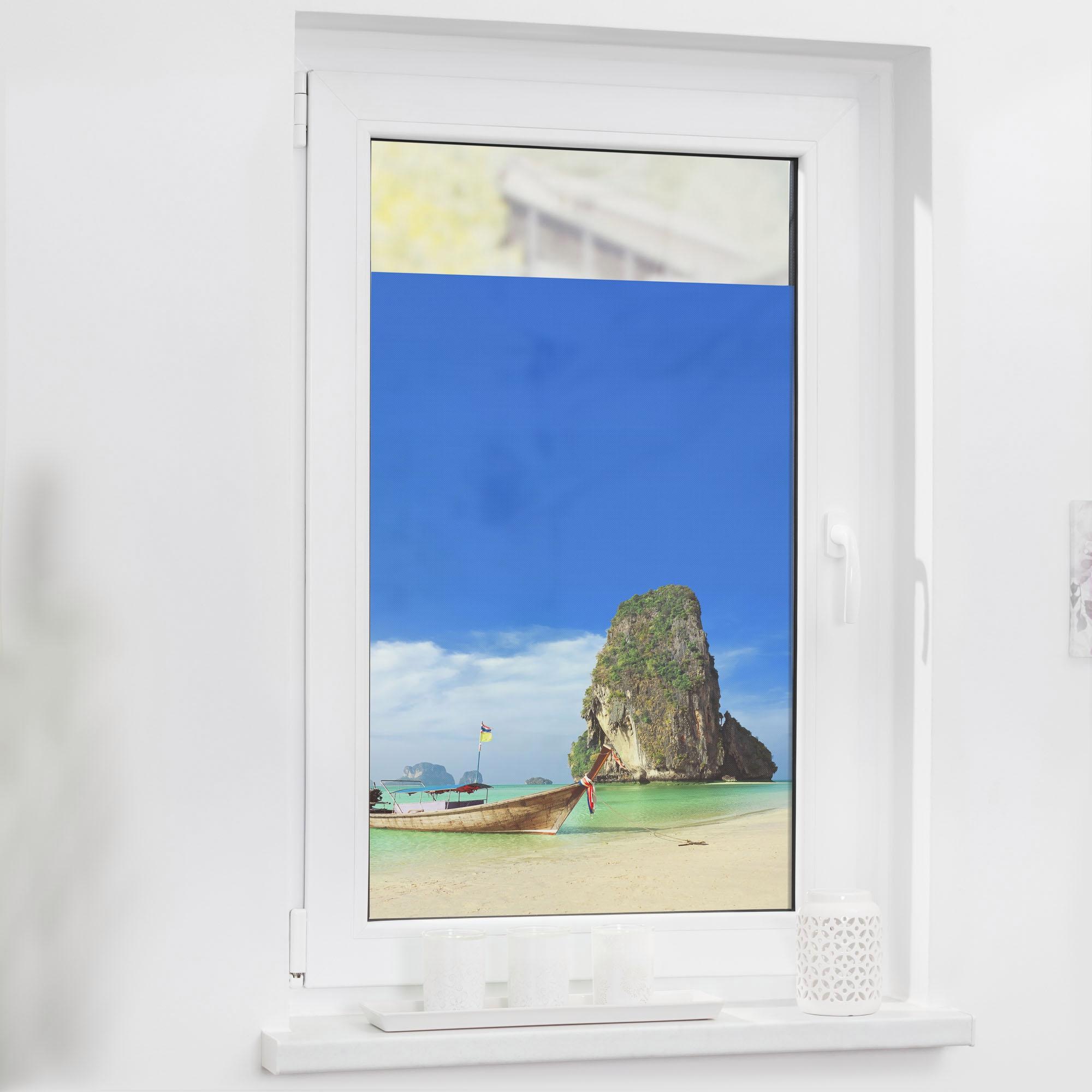 LICHTBLICK ORIGINAL Fensterfolie »Thailand« 1 Stk. blickdicht strukturiert günstig online kaufen