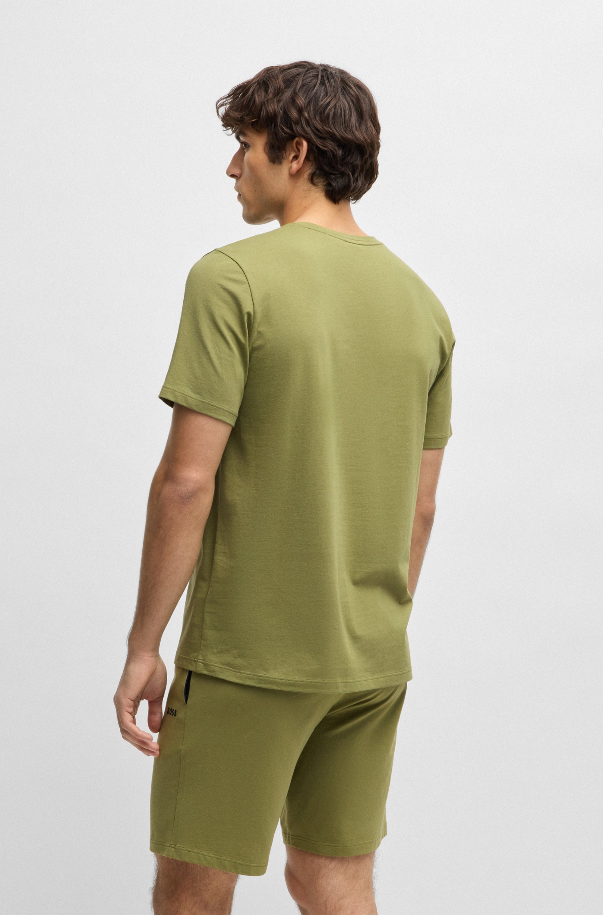 BOSS T-Shirt »Mix&Match T-Shirt R«, mit Logostickerei