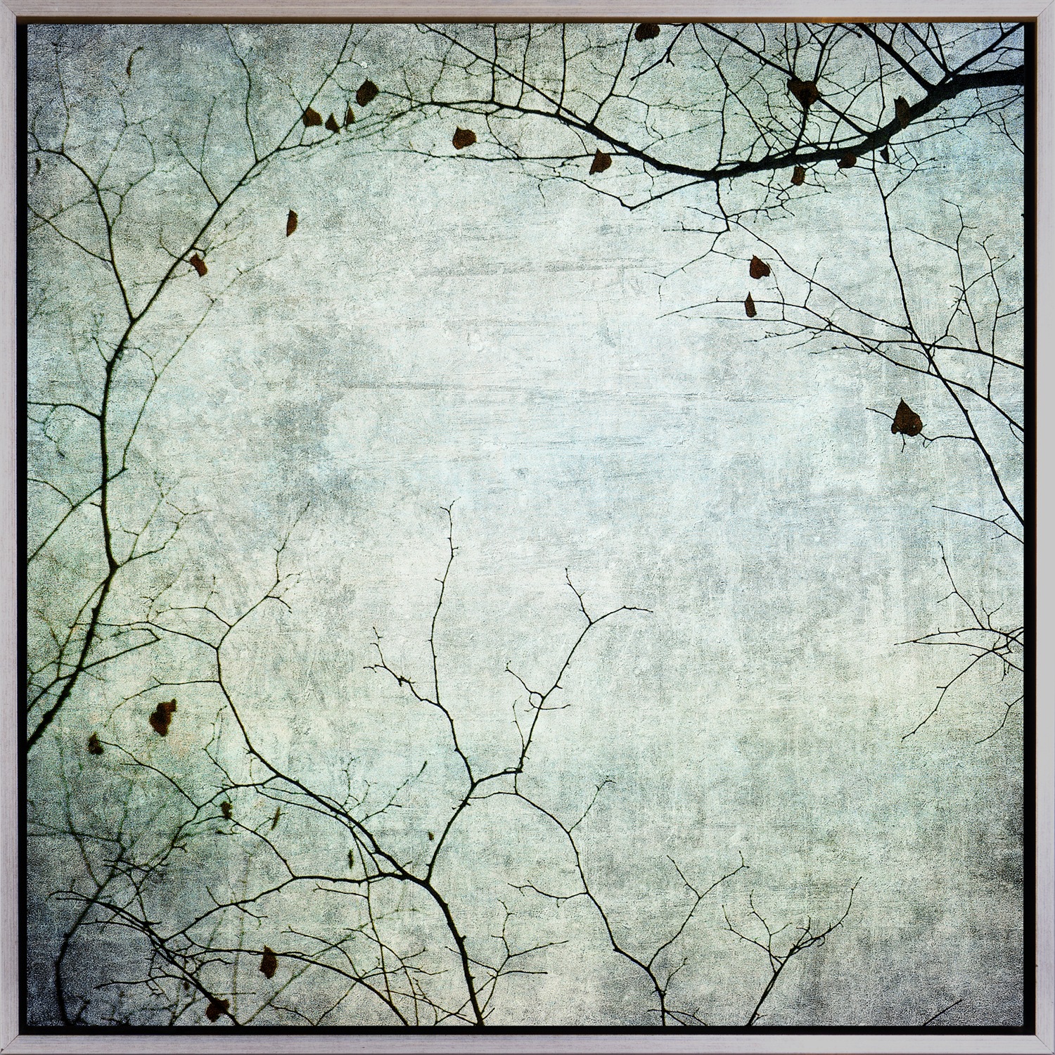 queence Leinwandbild »Kirschblüten«, Abstrakt-Kunst-Modern-Blätter-Blätterb günstig online kaufen