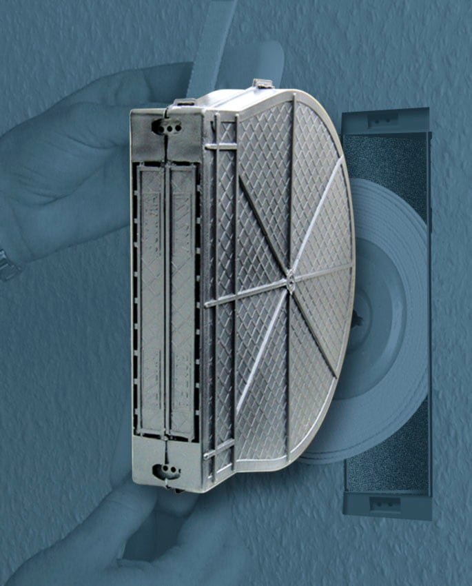 SCHELLENBERG Mauerkasten »für Einlasswickler und elektrische Gurtwickler Maxi« Packung, 1 Stk. tlg. Gurtkasten aus PVC, Lochabstand 16,0 cm