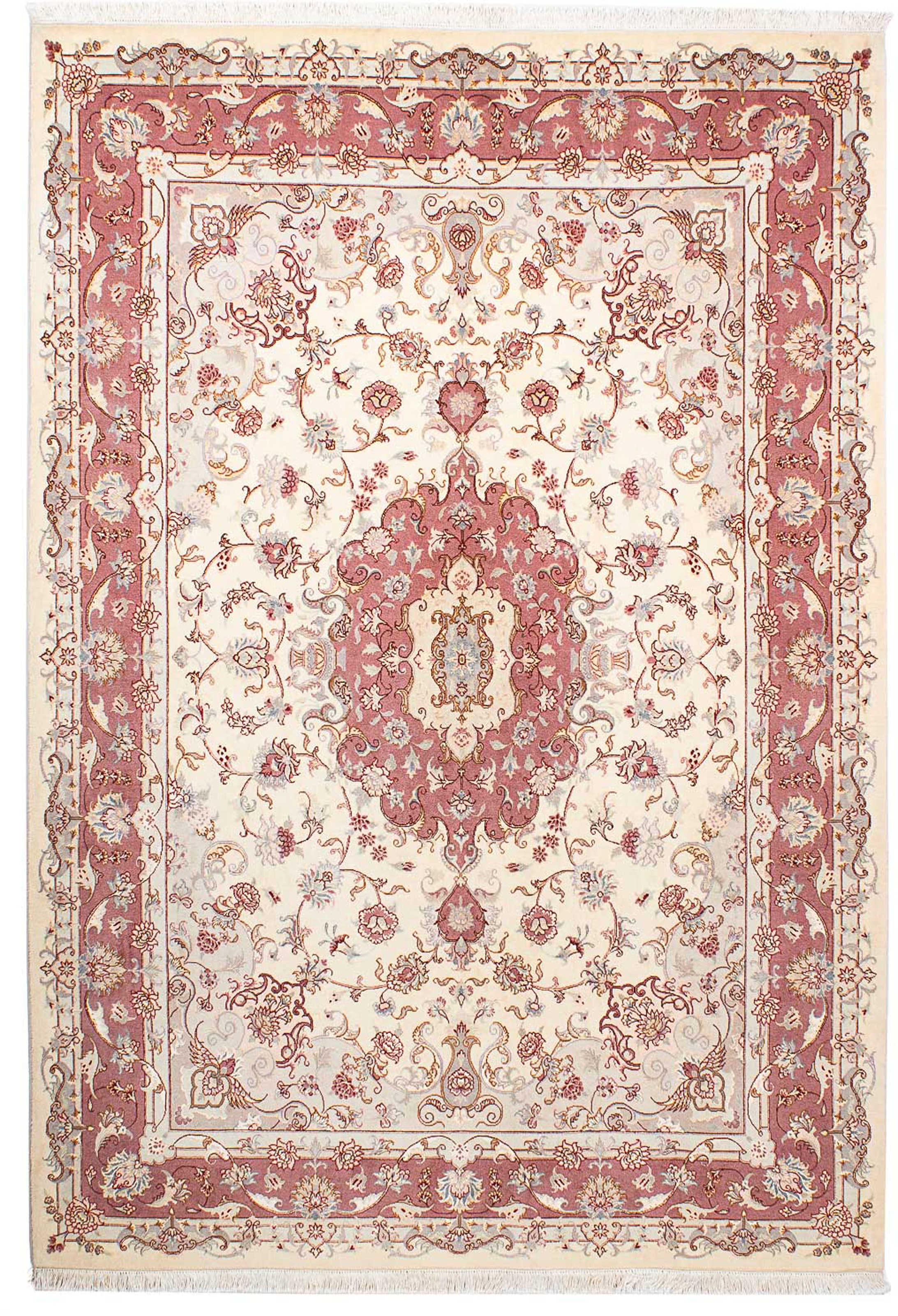 morgenland Orientteppich »Perser - Täbriz - Royal - 242 x 167 cm - beige«, günstig online kaufen