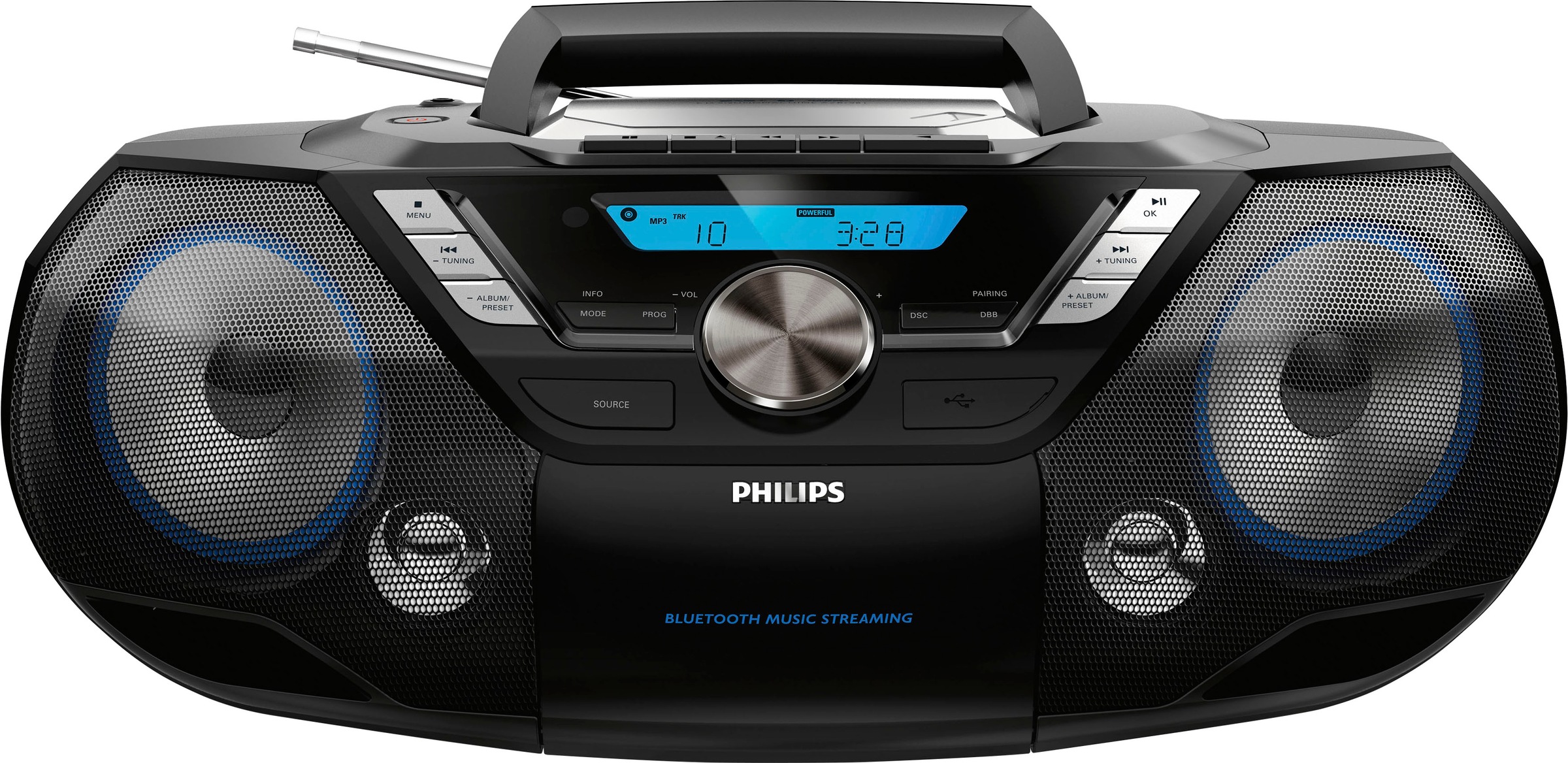 Philips Radio »AZB798T«, (Bluetooth Digitalradio (DAB+)-UKW mit RDS 12 W)