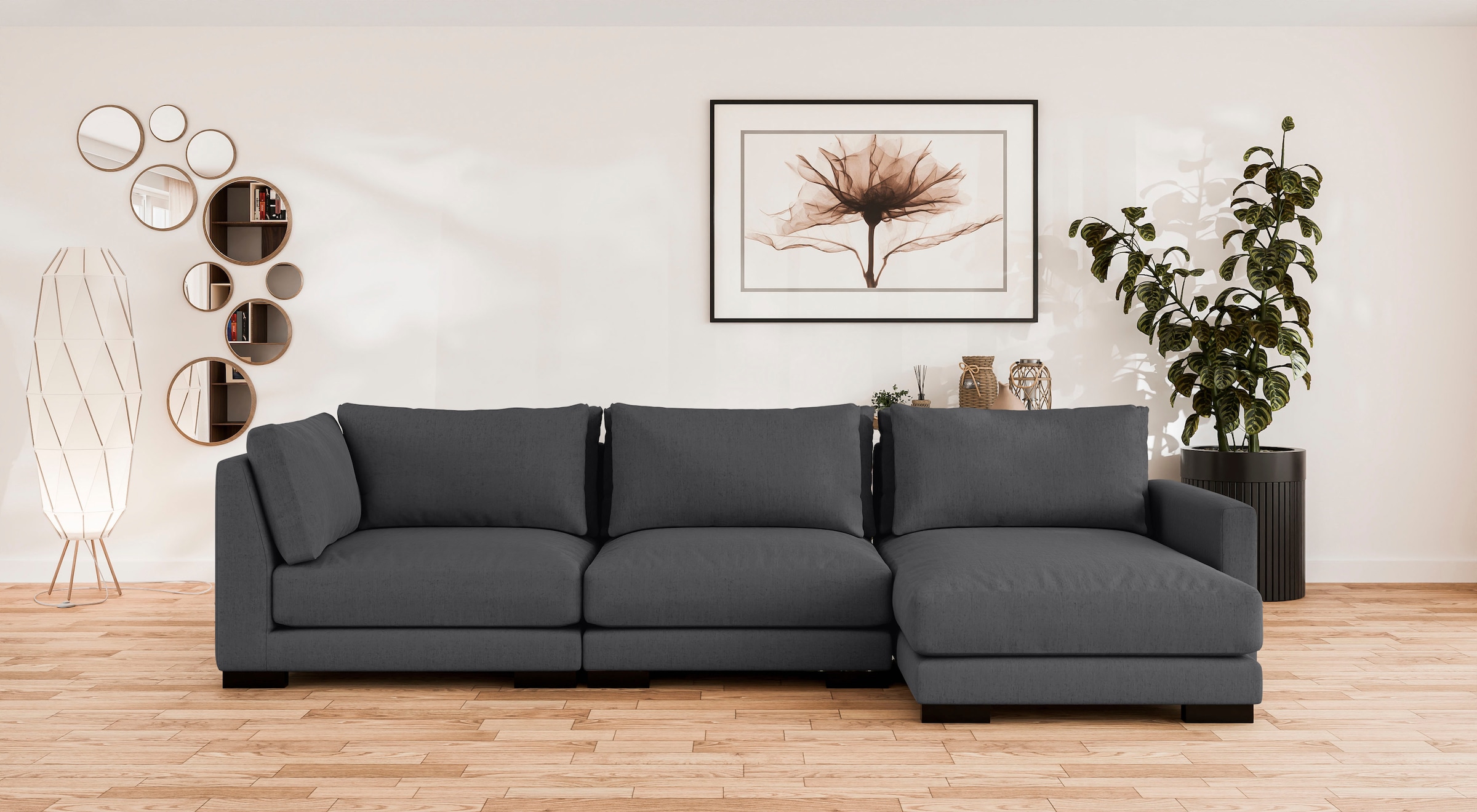 LeGer Home by Lena Gercke Ecksofa "Tvinna L-Form", Modulsofa, bestehend aus günstig online kaufen