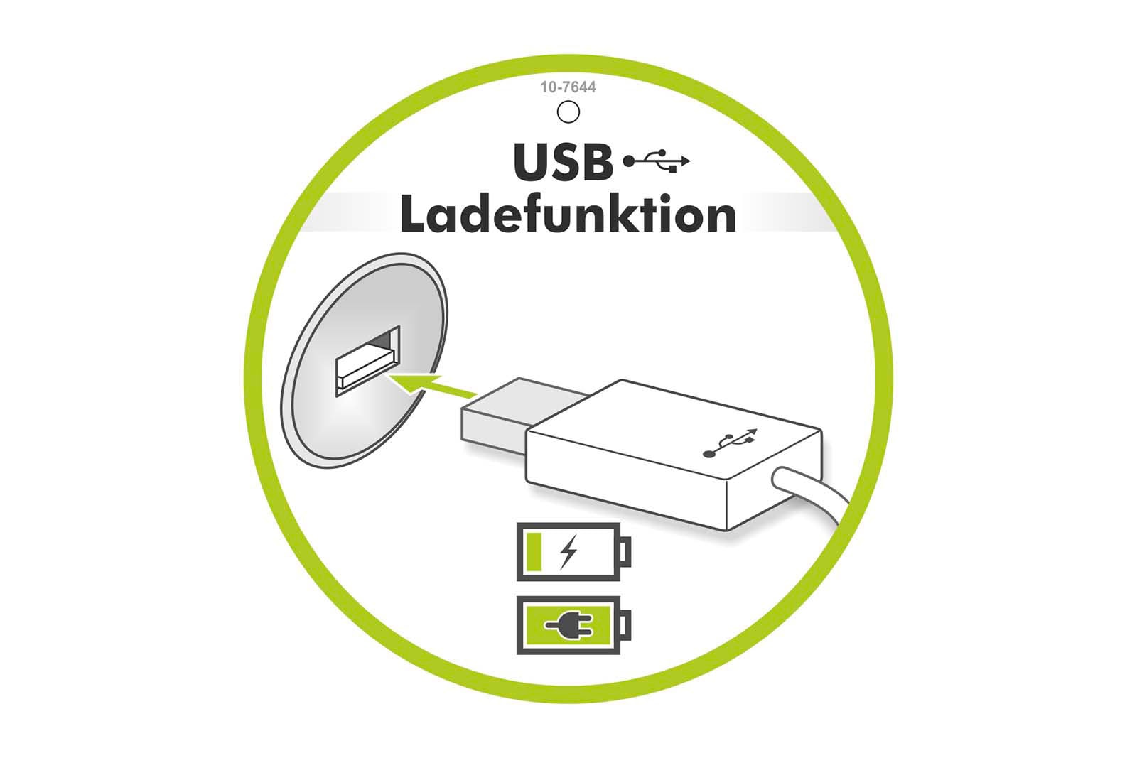 Jockenhöfer Gruppe Nachtkonsole »Larre« mit induktiver Lademöglichkeit sowie USB-A und USB-C Ladeport