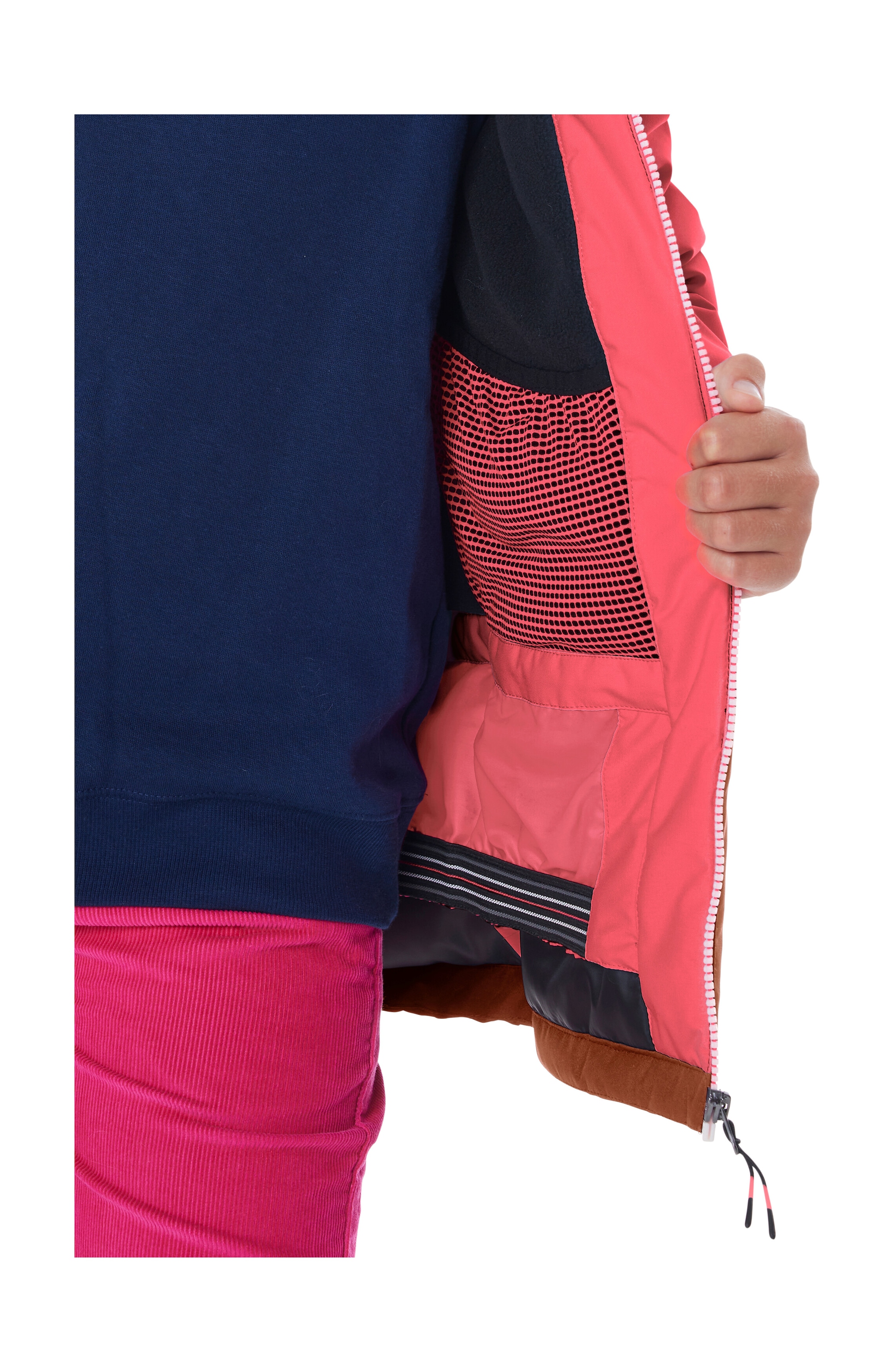 Killtec Skijacke »KSW 331 GRLS SKI JCKT« Atmungsaktive, wasserdichte Jacke mit Fleece-Innenseite, Skipasstasche