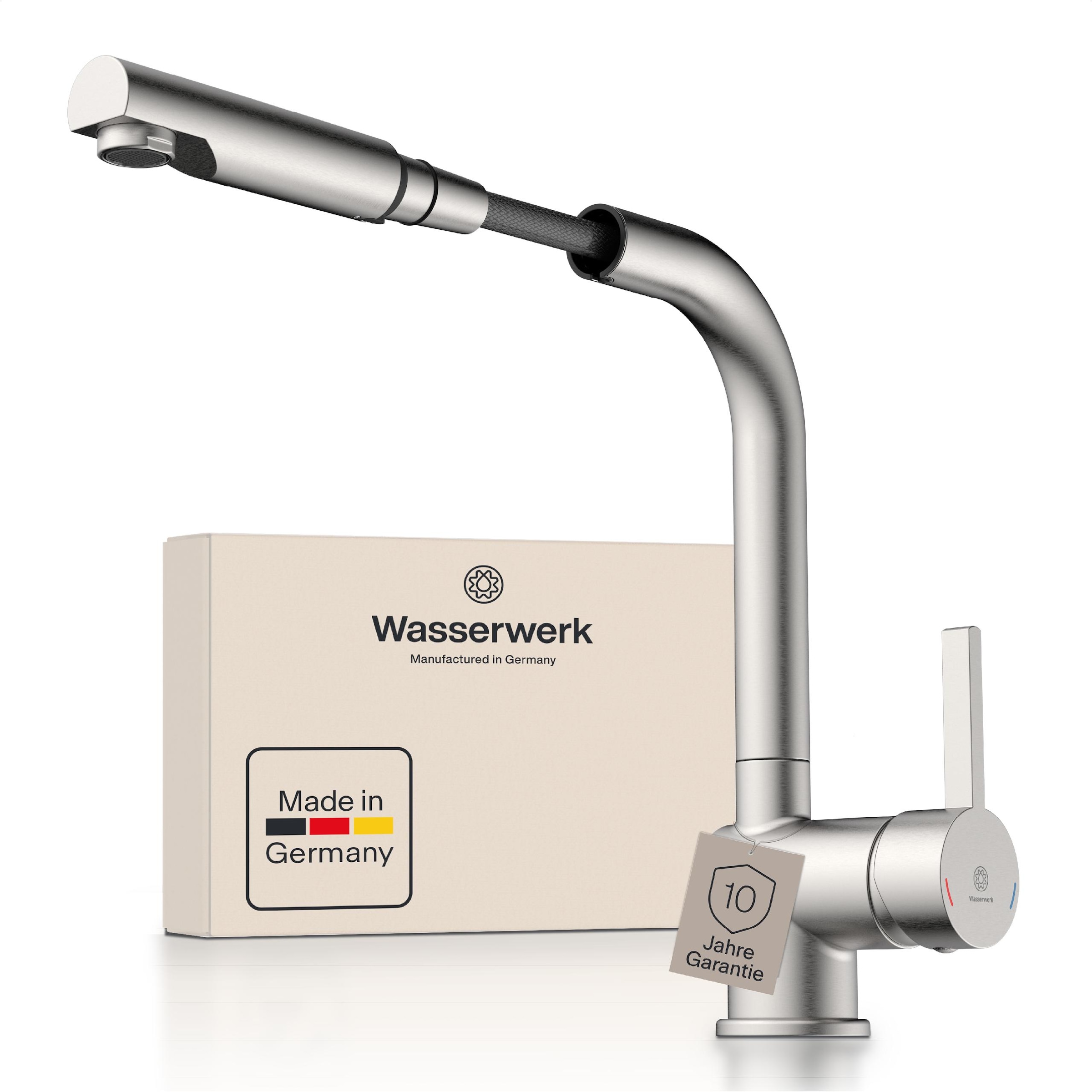 WASSERWERK Spültischarmatur »WK 4, Wasserhahn, Küche, Einhebelmischer« 360° günstig online kaufen