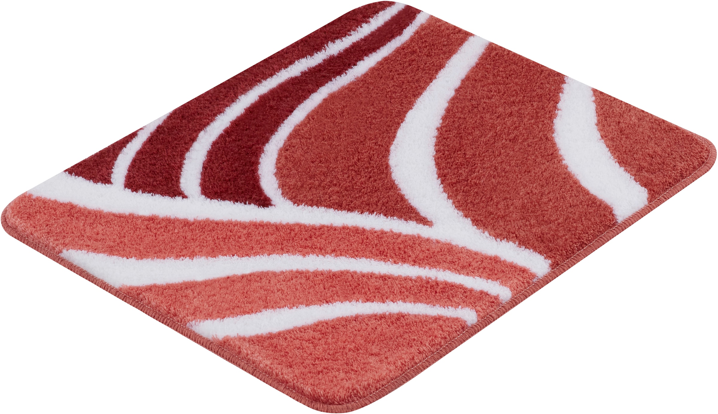 Kleine Wolke Badematte »Flame« Höhe 15 mm rutschhemmend beschichtet fußbode günstig online kaufen