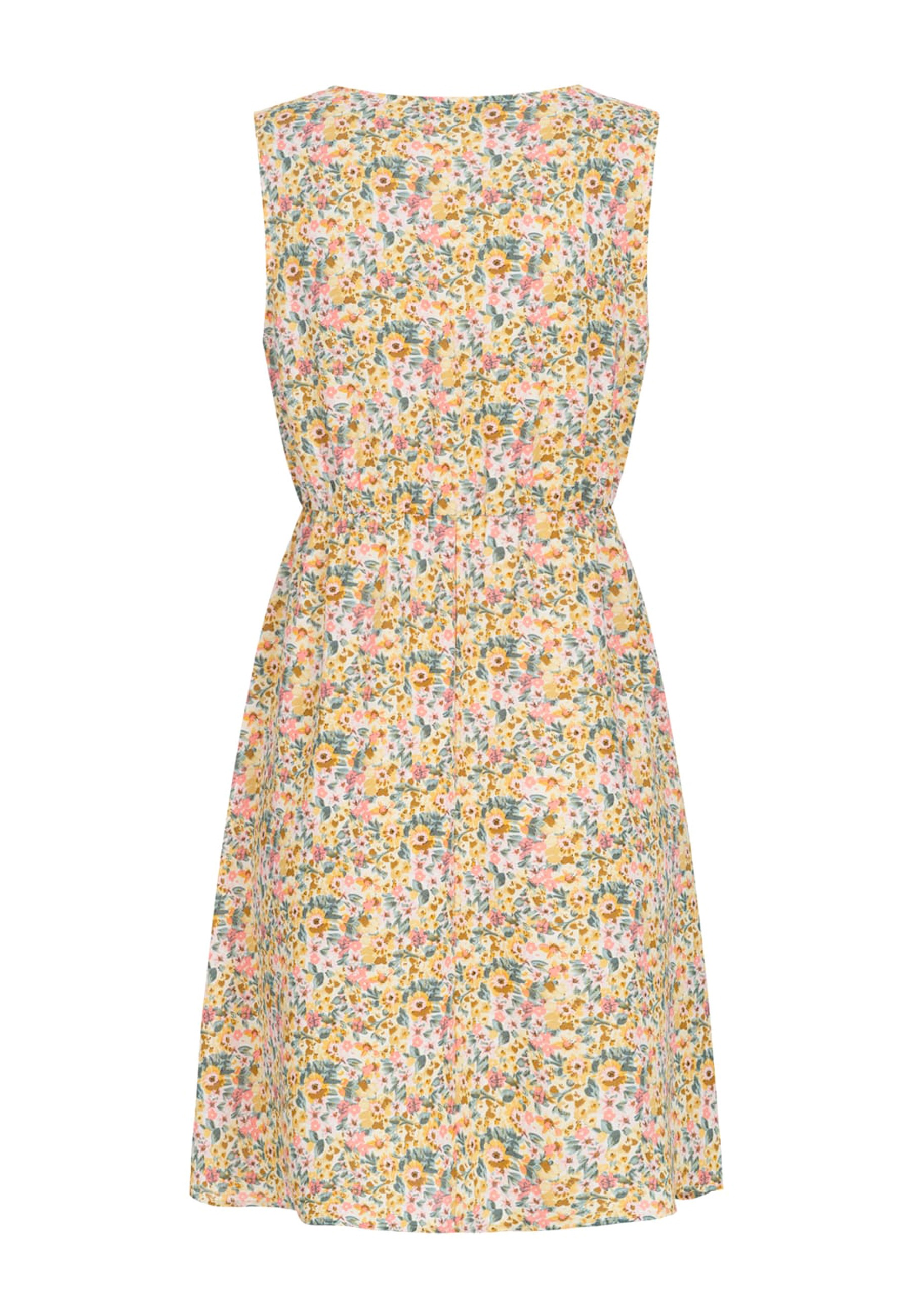 CLOUD 5IVE Shirtkleid »CLOUD 5IVE Leichtes Sommerkleid mit Knopfleiste« 1 Stk. tlg.