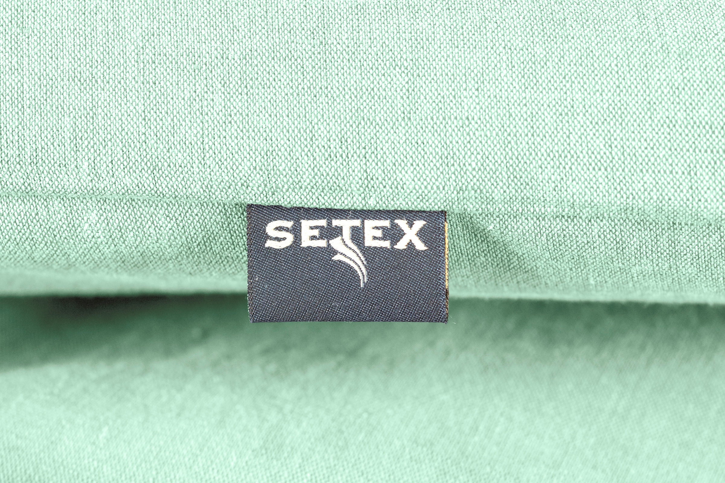SETEX Bettwäsche »Setex Halbleinen«, (2 tlg.), Halbleinen Qualität (55% Leinen, 45% Baumwolle), mit Reißverschluss