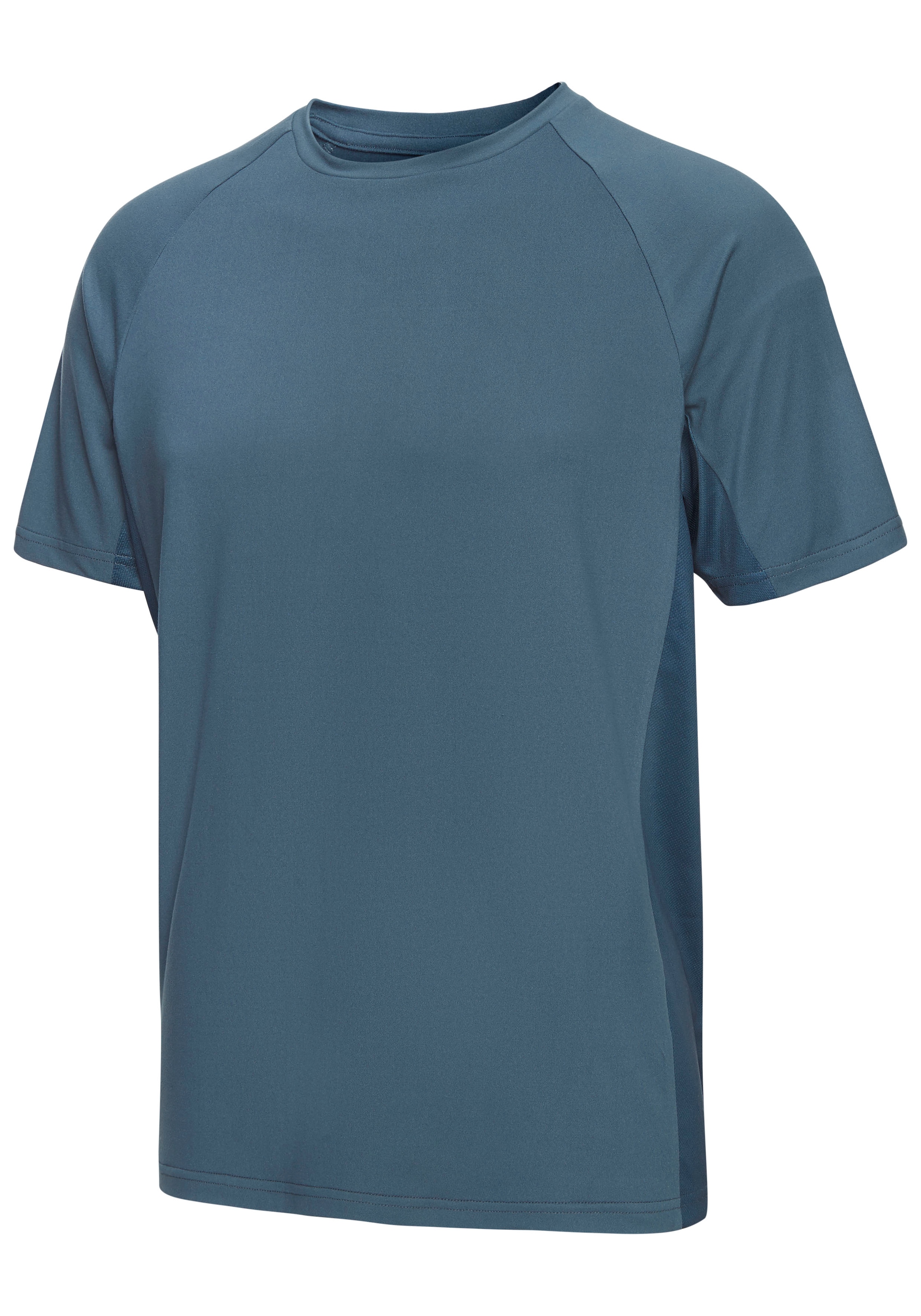 AUTHENTIC LE JOGGER Funktionsshirt mit Rundhalsausschnitt und seitlichen Mesh-Einsatz