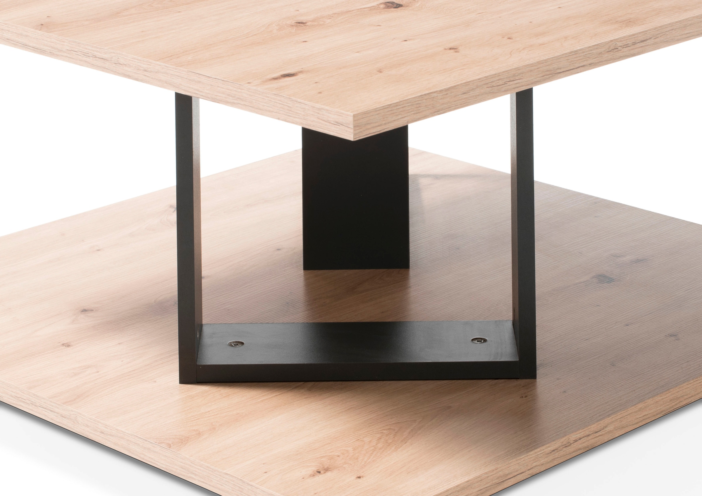Stolkom Couchtisch »Zera«, rollbar, Tisch in Eiche Artisan Dekor