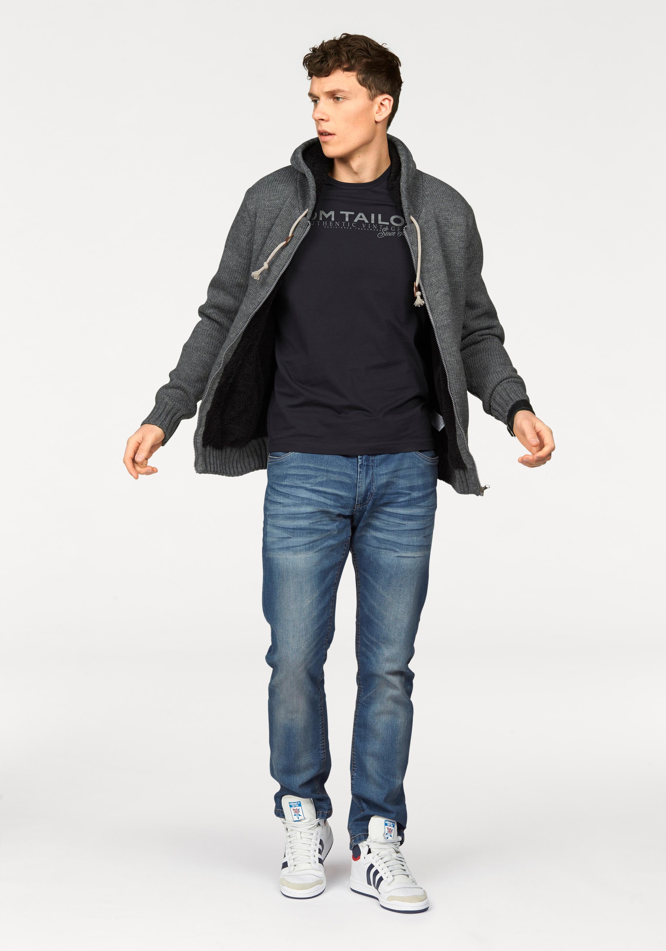 TOM TAILOR Rundhalsshirt mit Logoprint