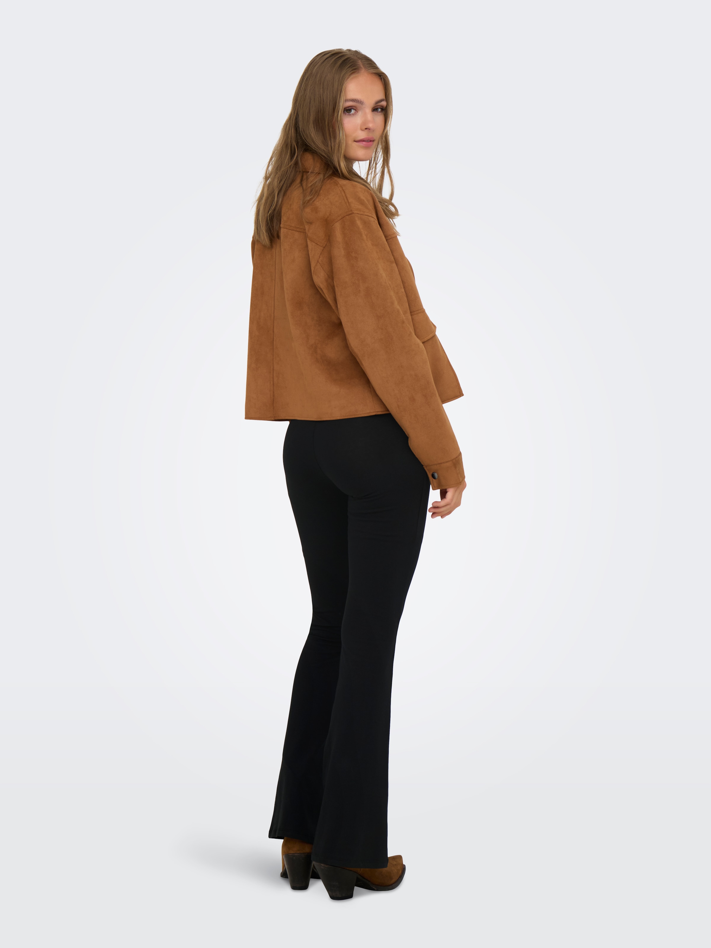 ONLY MATERNITY Umstandsleggings »OLMLOVELY LEO FLARED PANT 2-PACK NOOS«