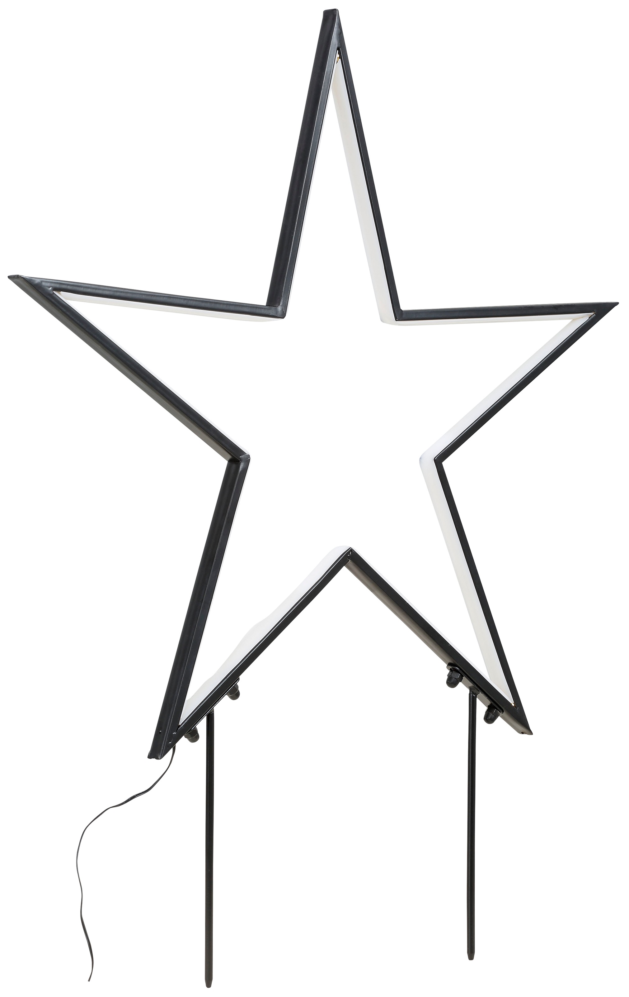 BONETTI LED Stern »Weihnachtsstern«, 240 flammig, aus Kunststoff und Metall, Weihnachtsdeko aussen